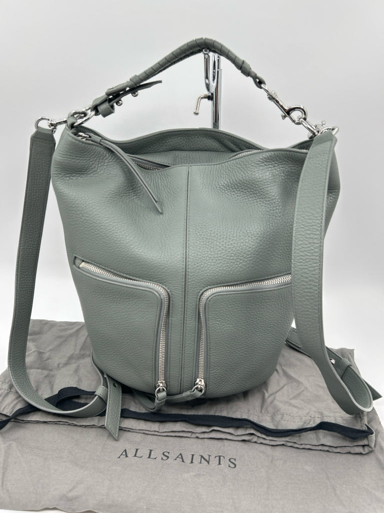 ALL SAINTS Grey Backpack