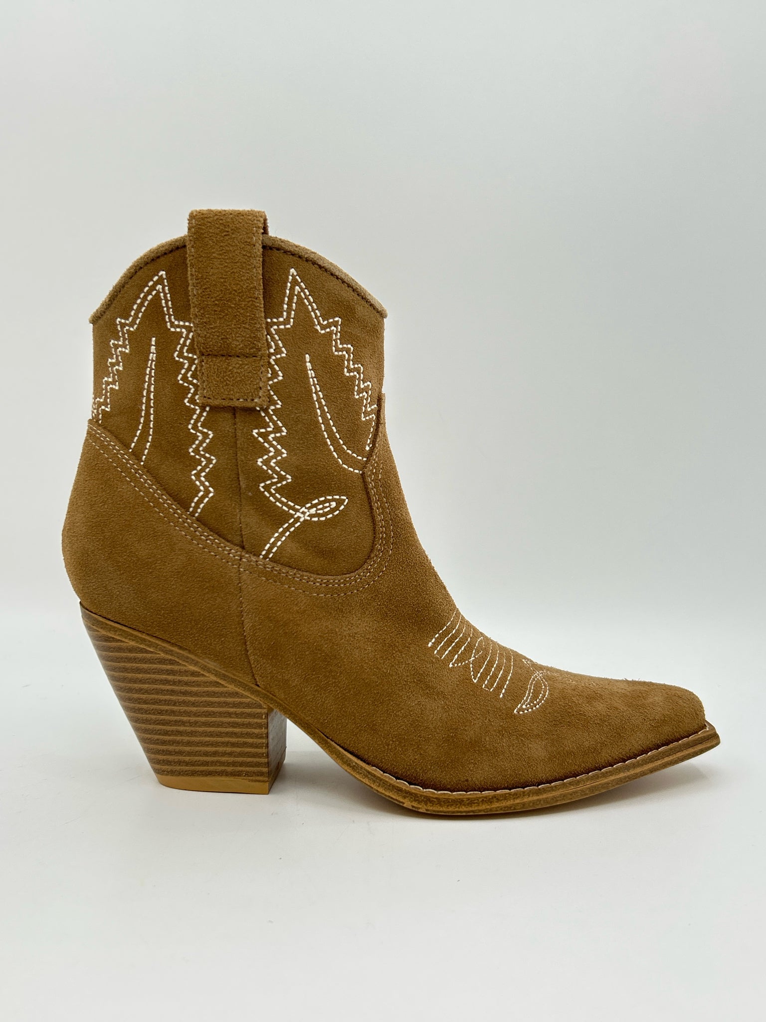 NINE WEST Size 8M Brown Women Booties