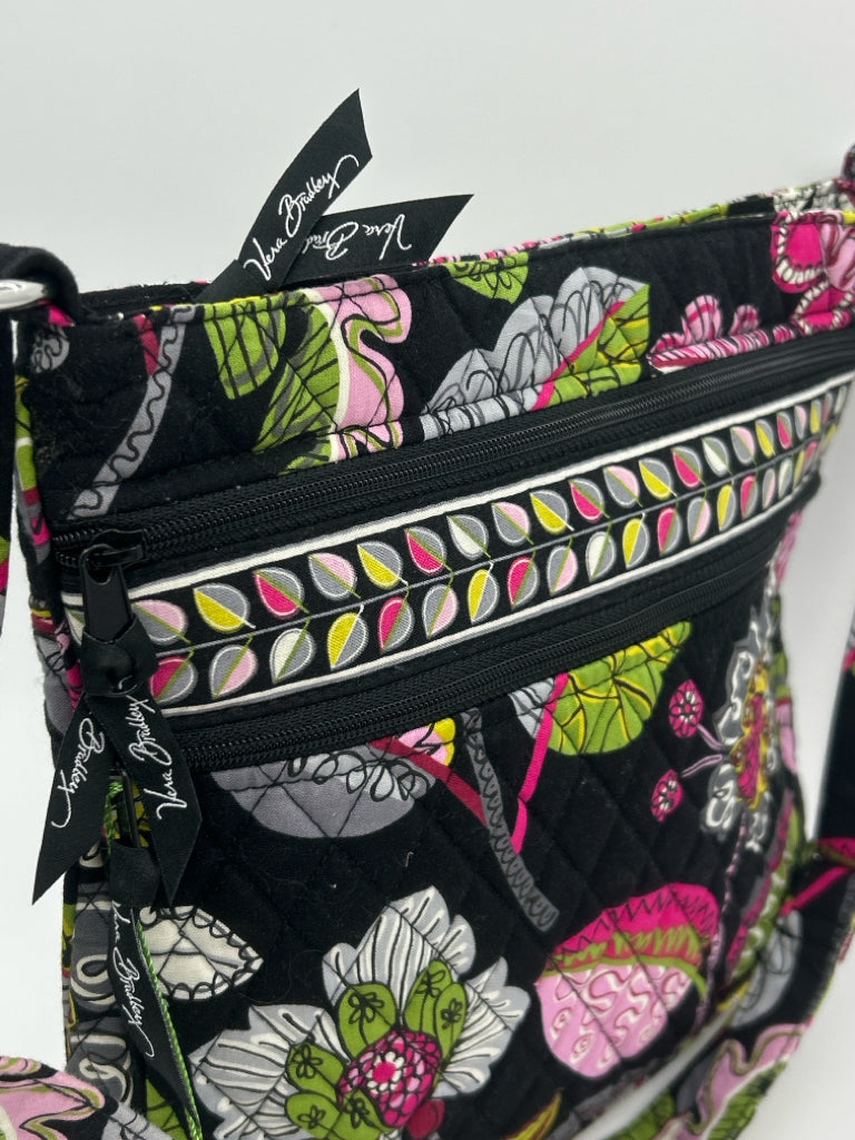 VERA BRADLEY Black Floral Women's Purse