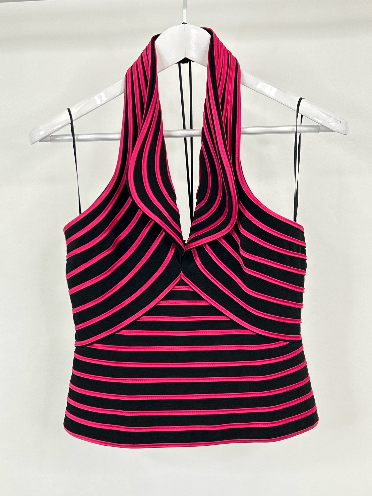 JS COLLECTION NWT Size 8 BLACK AND PINK Women Tank Top
