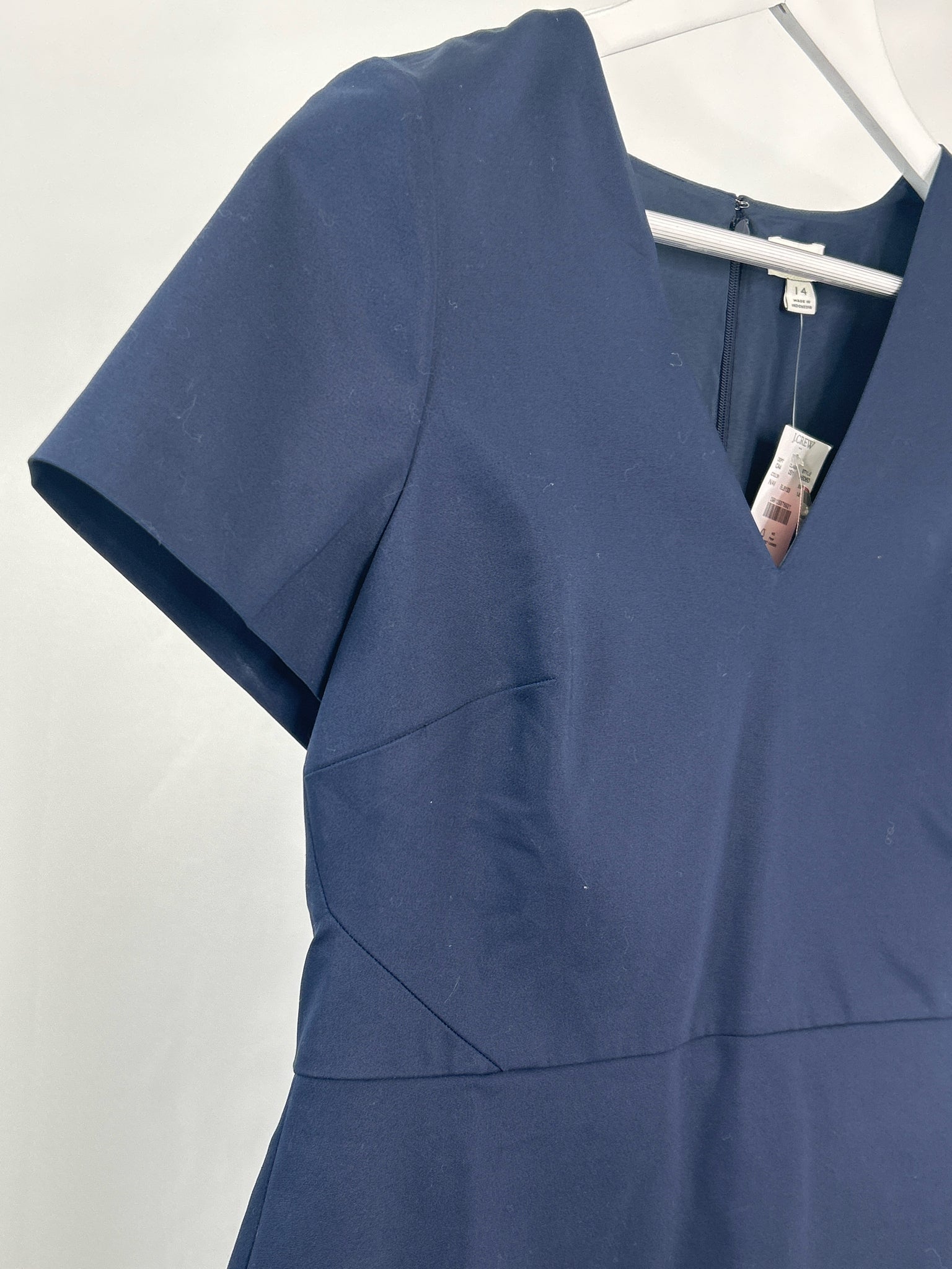 J CREW Size 14 Navy Women Dress