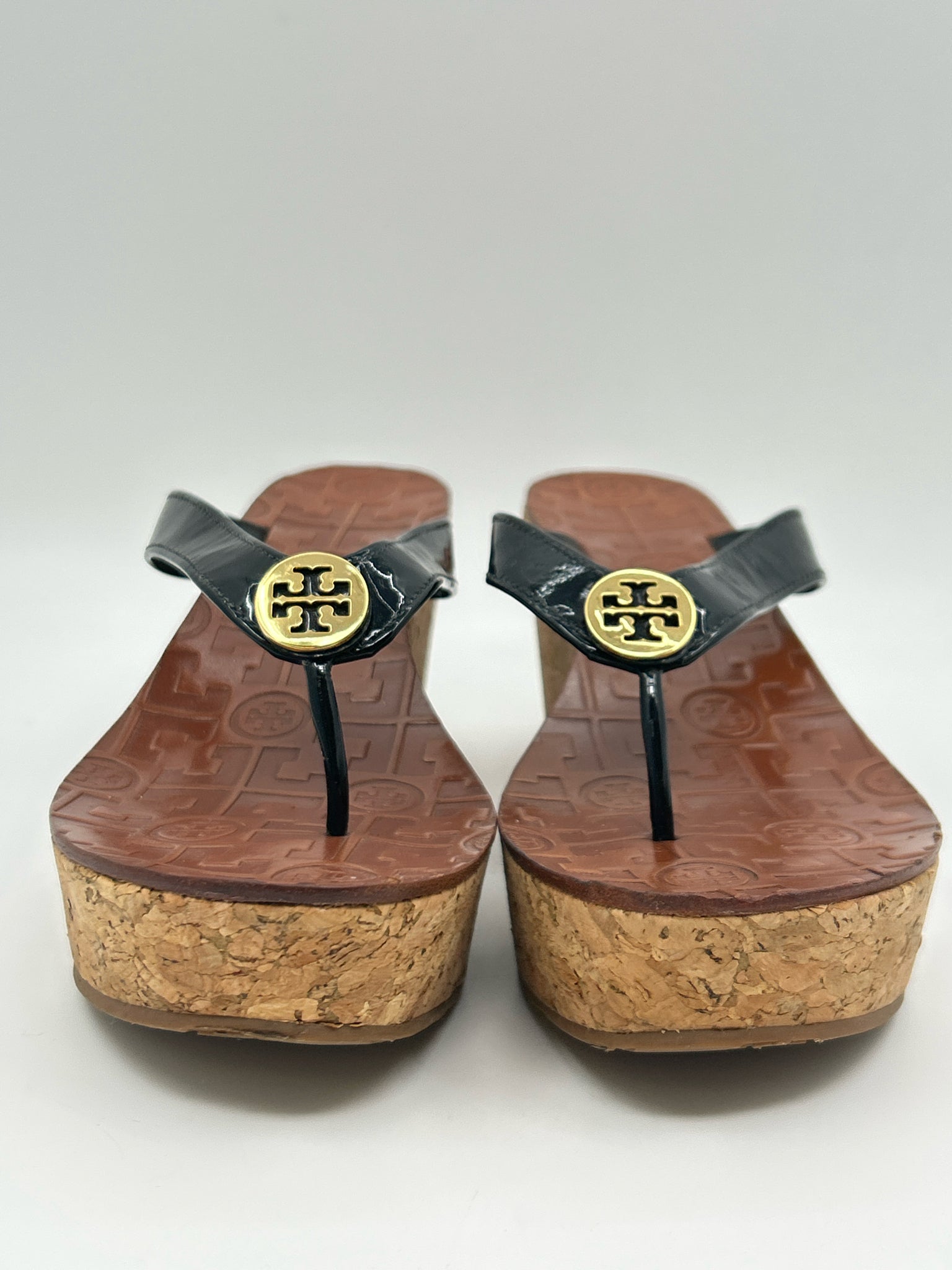 TORY BURCH Size 7M Black Women Sandal