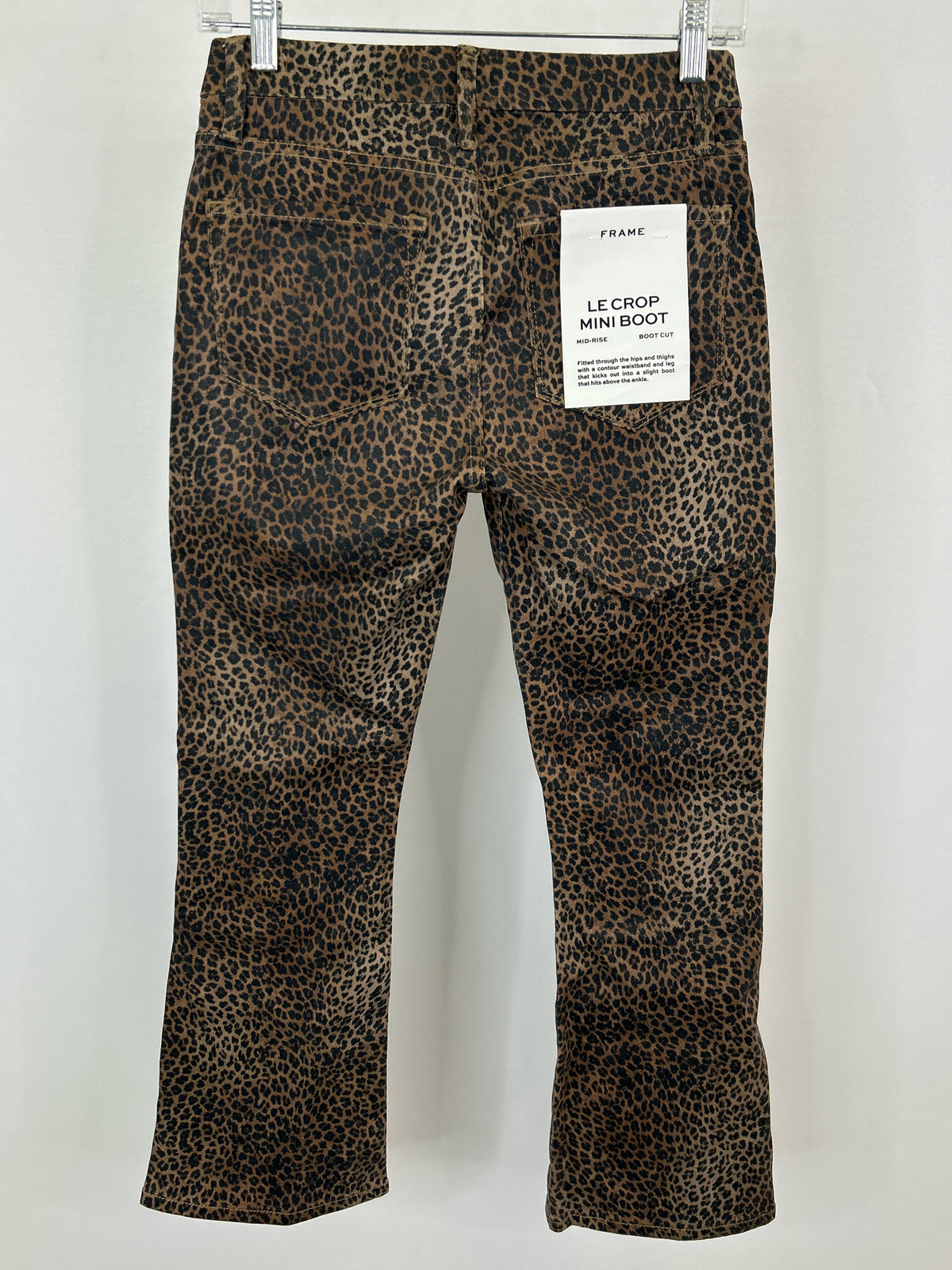 FRAME NWT Size 2/26 Animal Print Women jeans