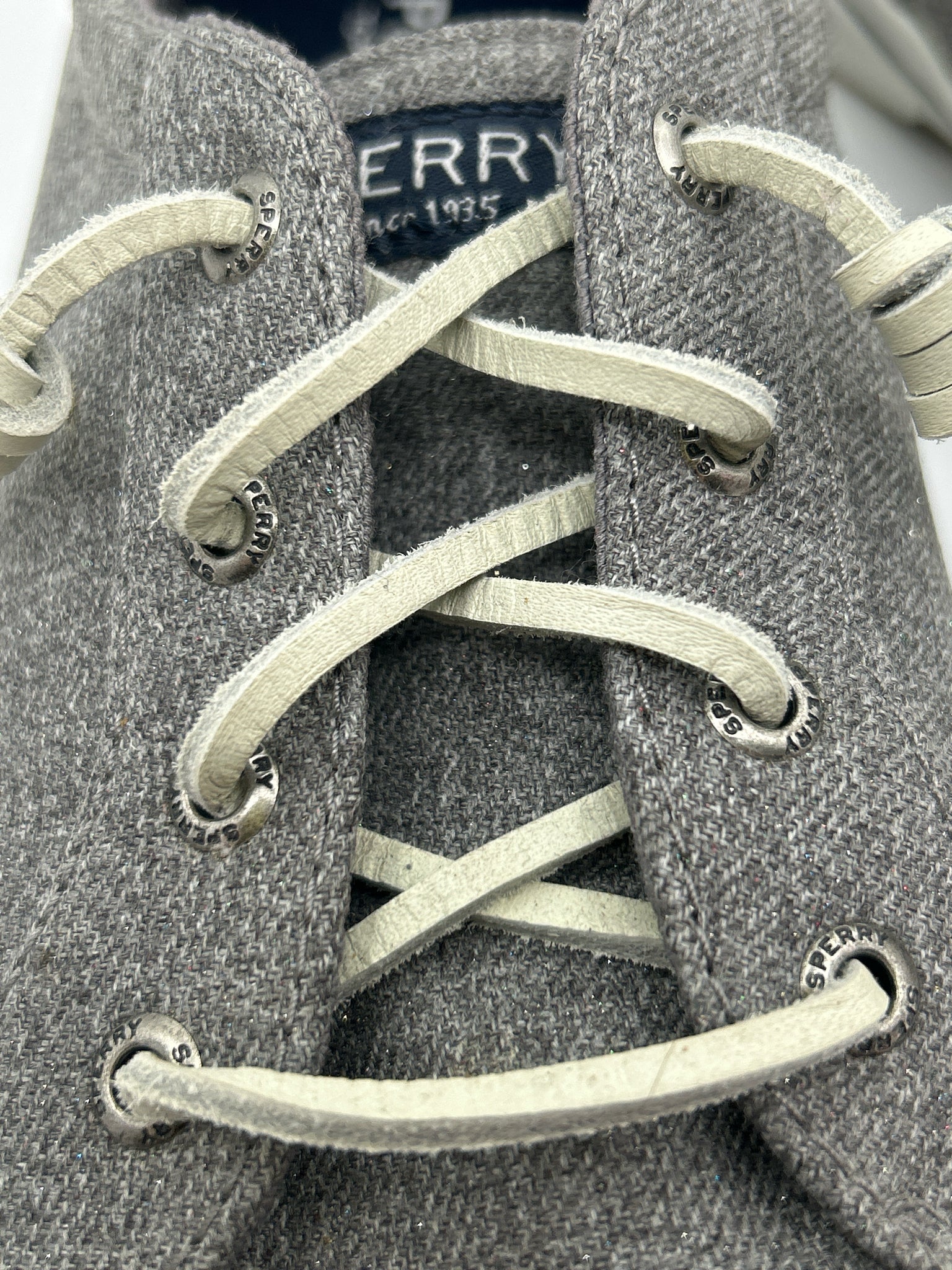 SPERRY Size 8 Gray Women Sneakers