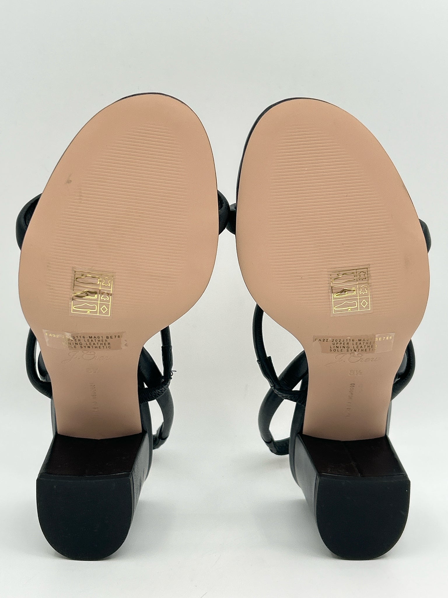 J. CREW NWOB Size 8.5 Black Women Sandal