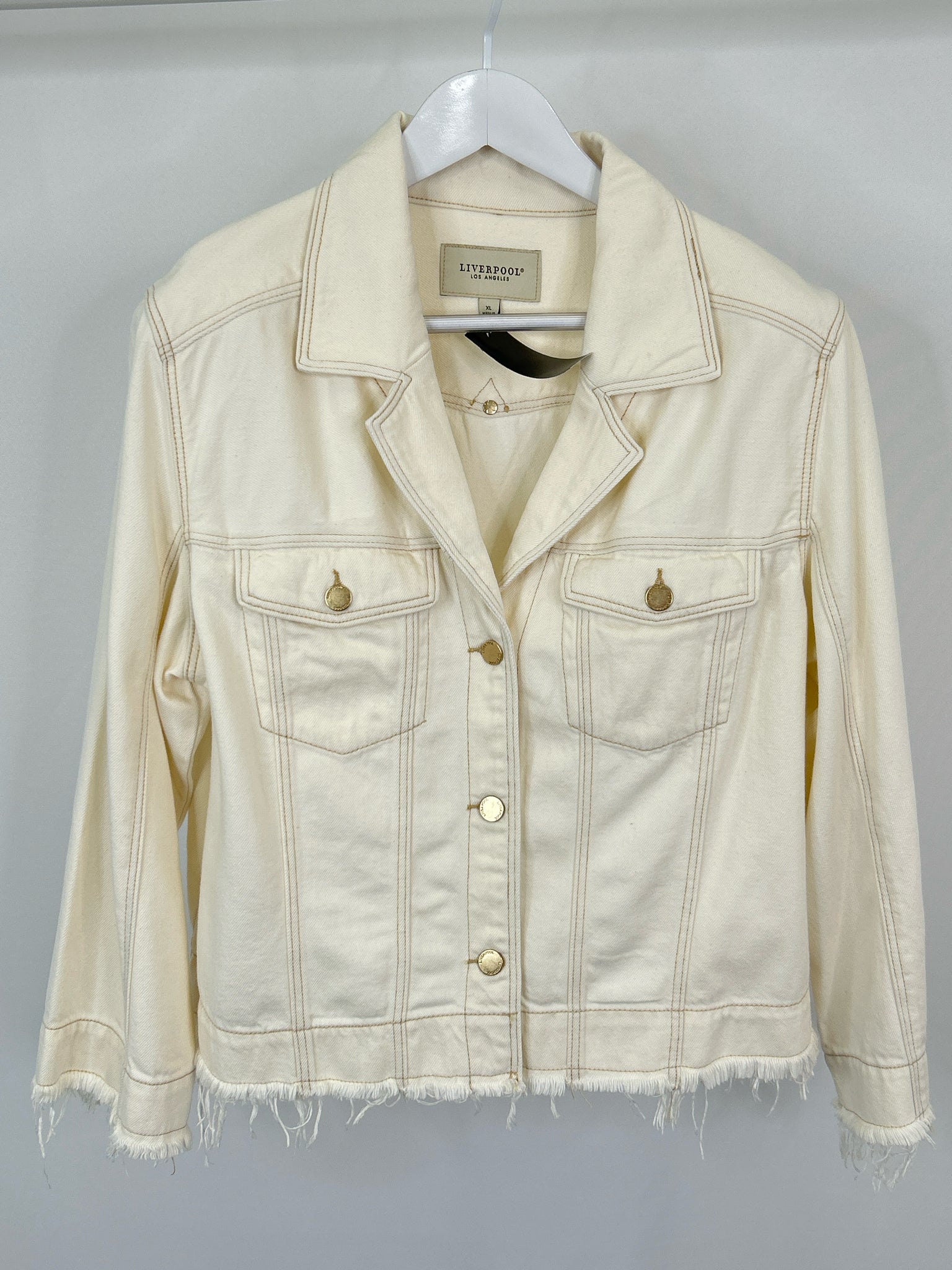 LIVERPOOL Size XL off white Women Jacket