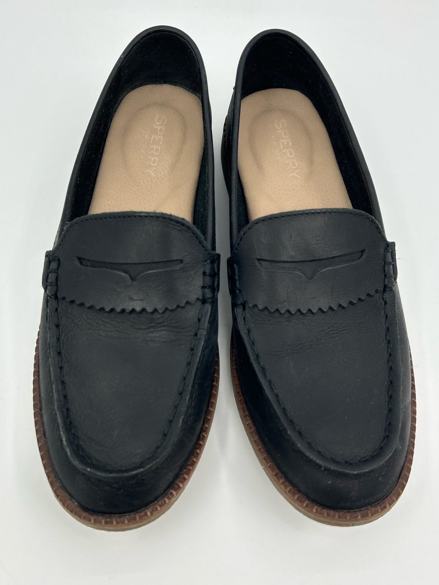 SPERRY Size 6.5 Black Women Loafer
