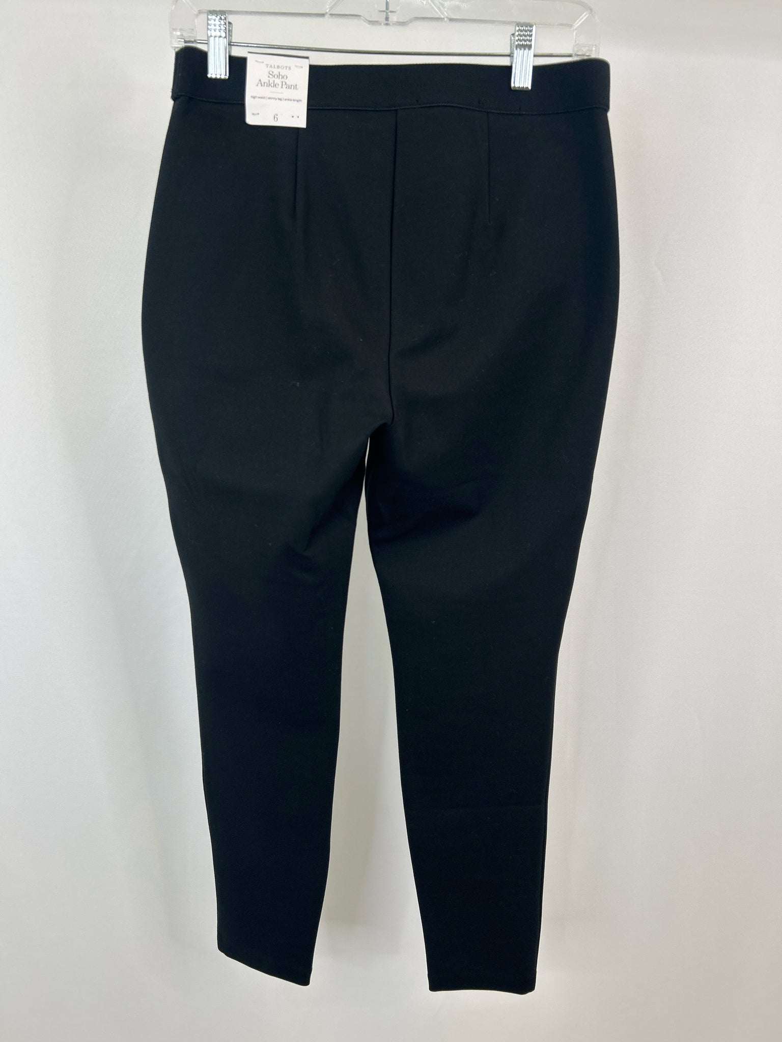 TALBOTS Size 6 Black Women Pants NWT