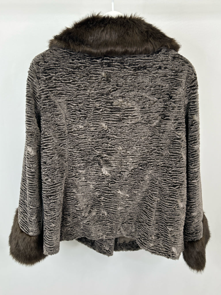 PAMELA MCCOY Faux Fur Jacket NWT