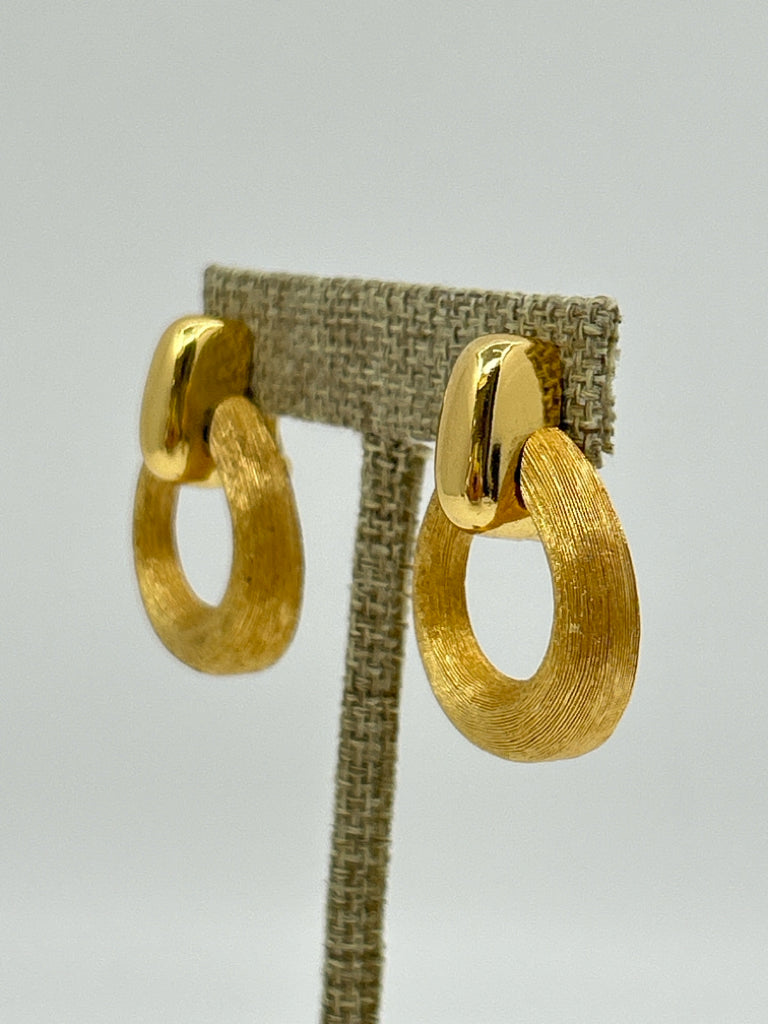 Chr.Dior Gold Women's Earrings
