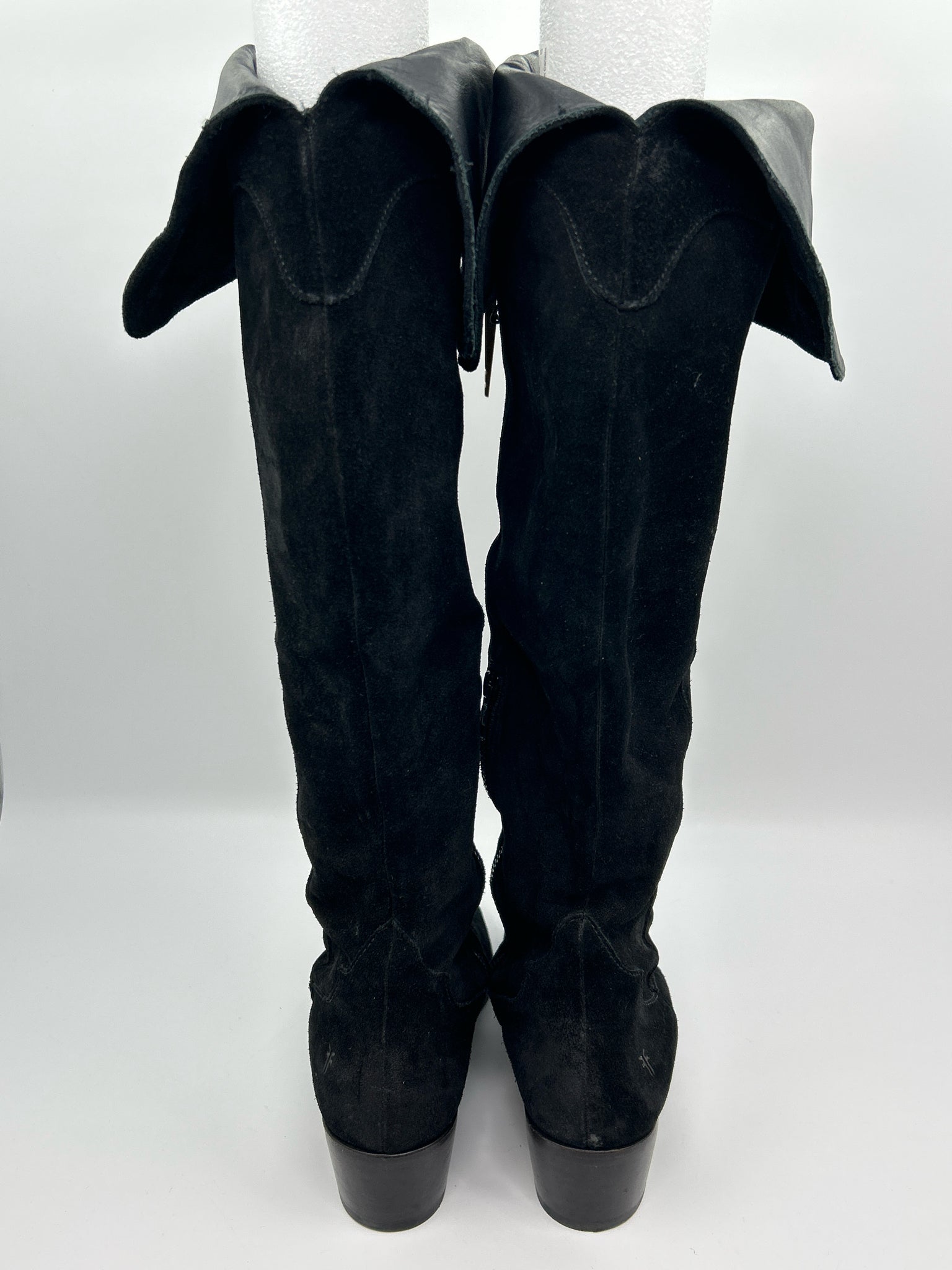 FRYE Size 8.5M Black Women Boots