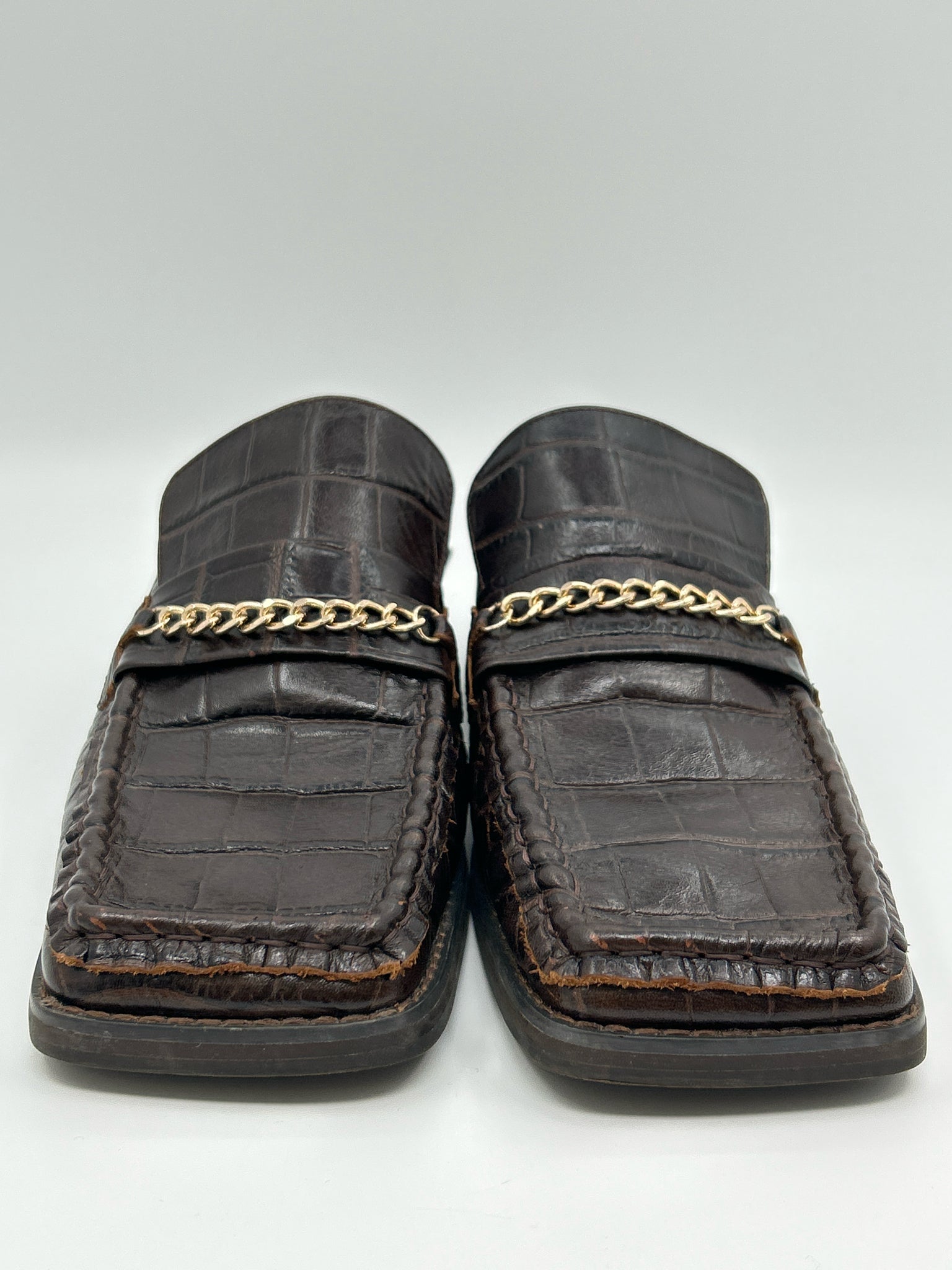 OUBIMAN Size 9/10 Brown Women Flats