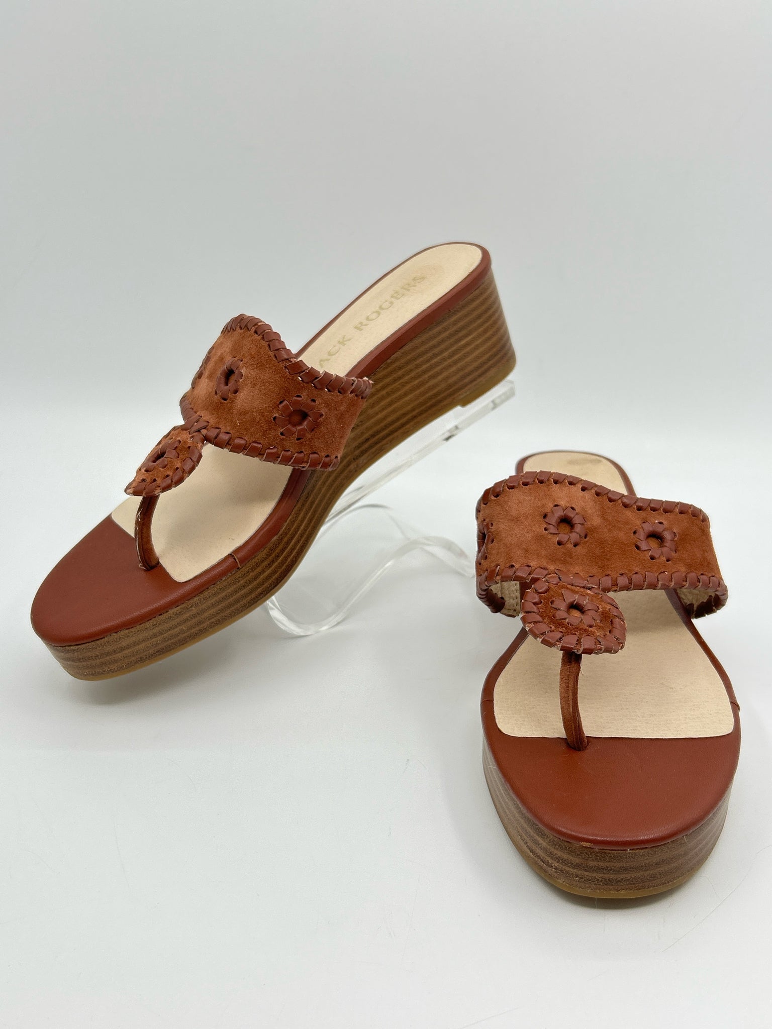 JACK ROGERS Size 9M Tan Women Sandal