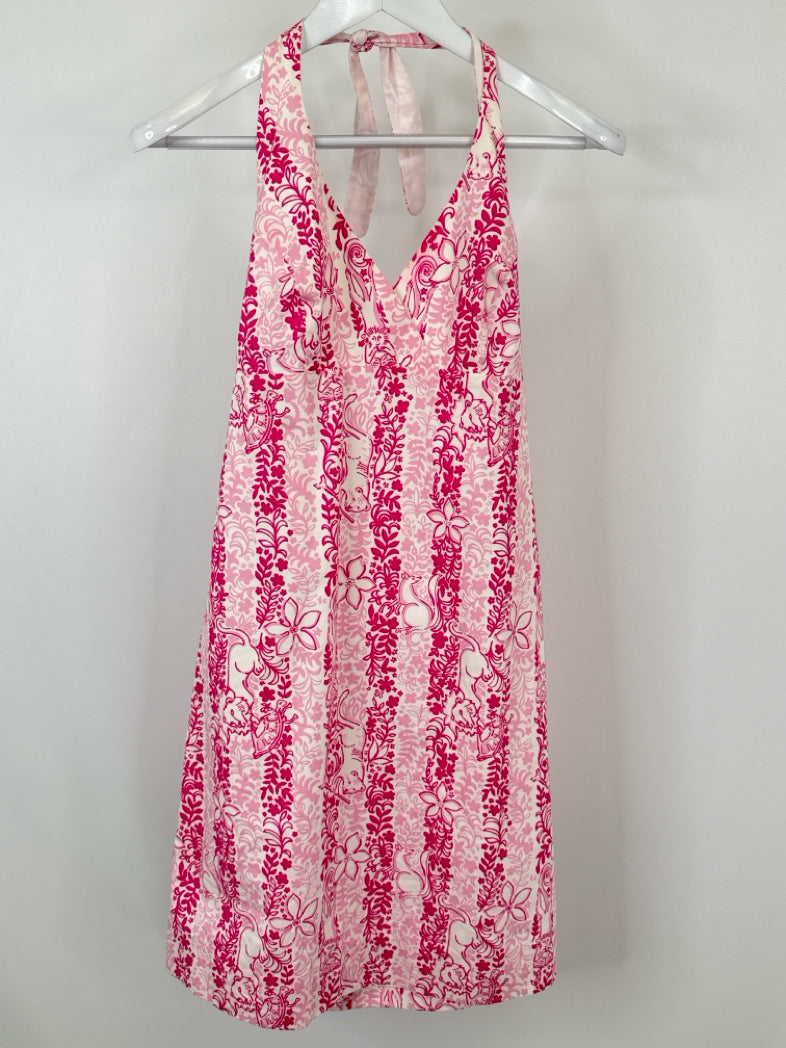 LILLY PULITZER Size 10 Pink floral Women Dress