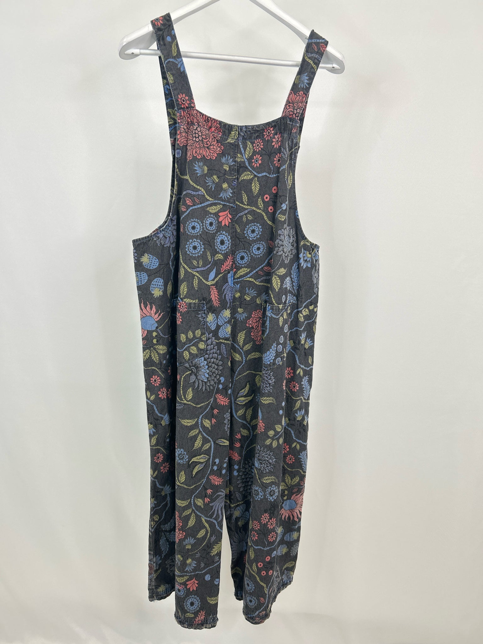 EASEL Size M BLACK WASHED Women Overall