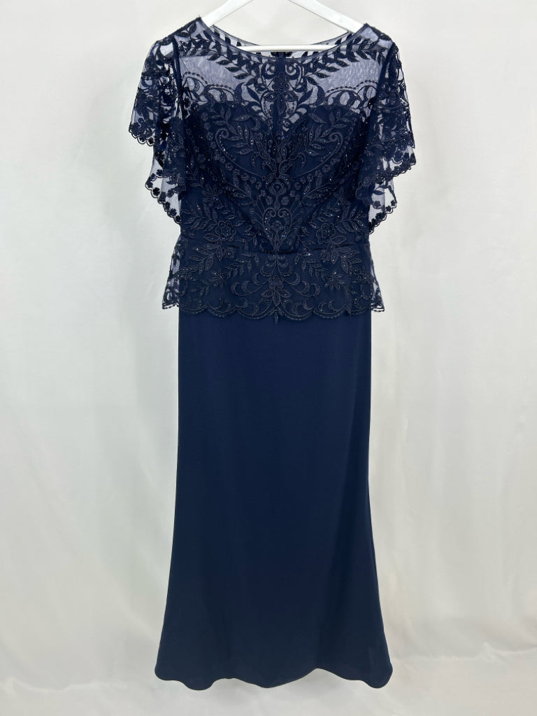 CAMERON BLAKE Women Size 12 Navy 2-Piece w/Dress NWT