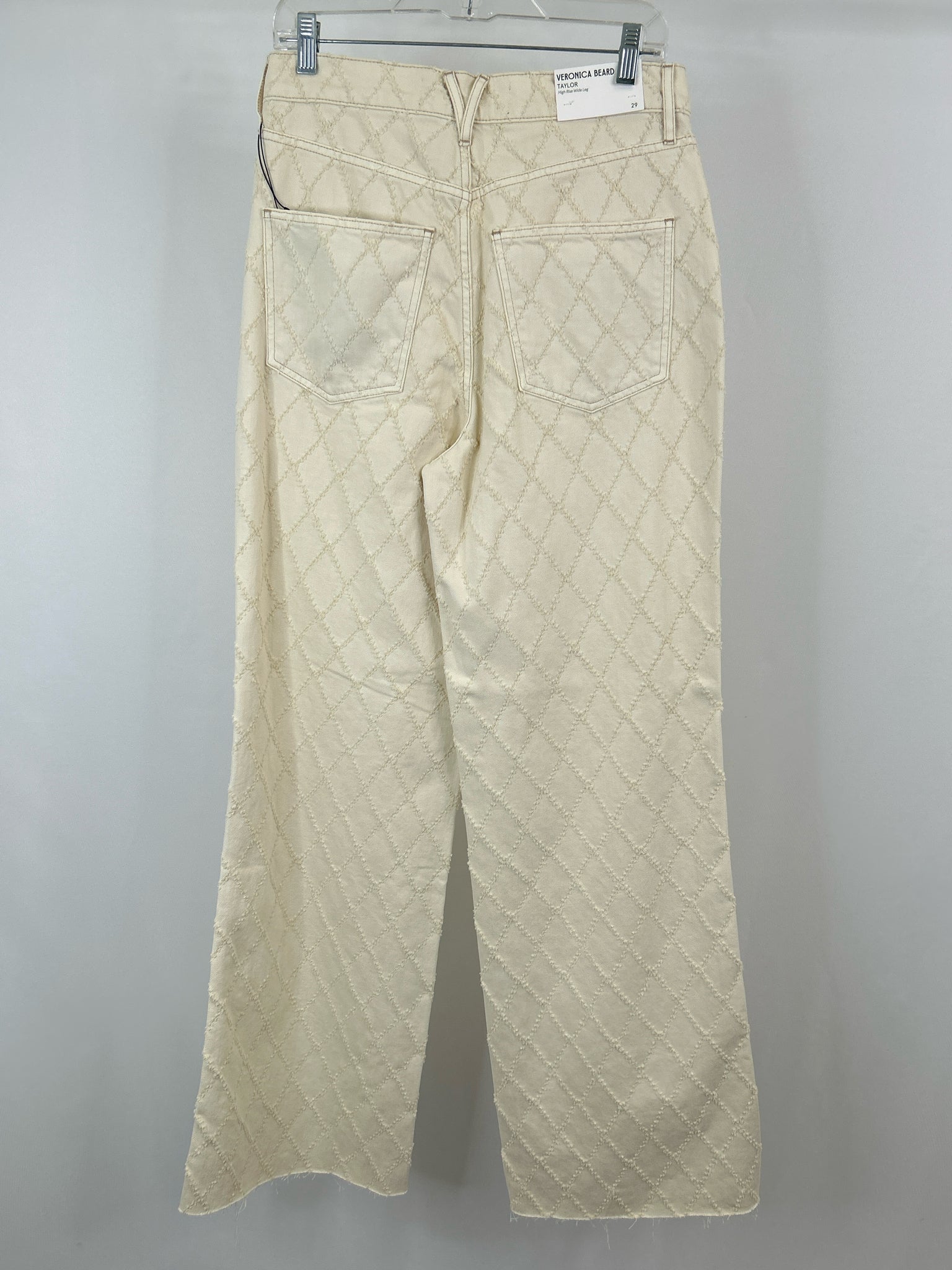 VERONICA BEARD Size 8/29 CREAM DENIM Women jeans