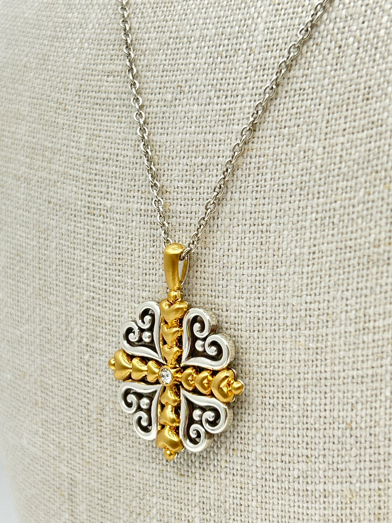 BRIGHTON Silver and Gold Necklace