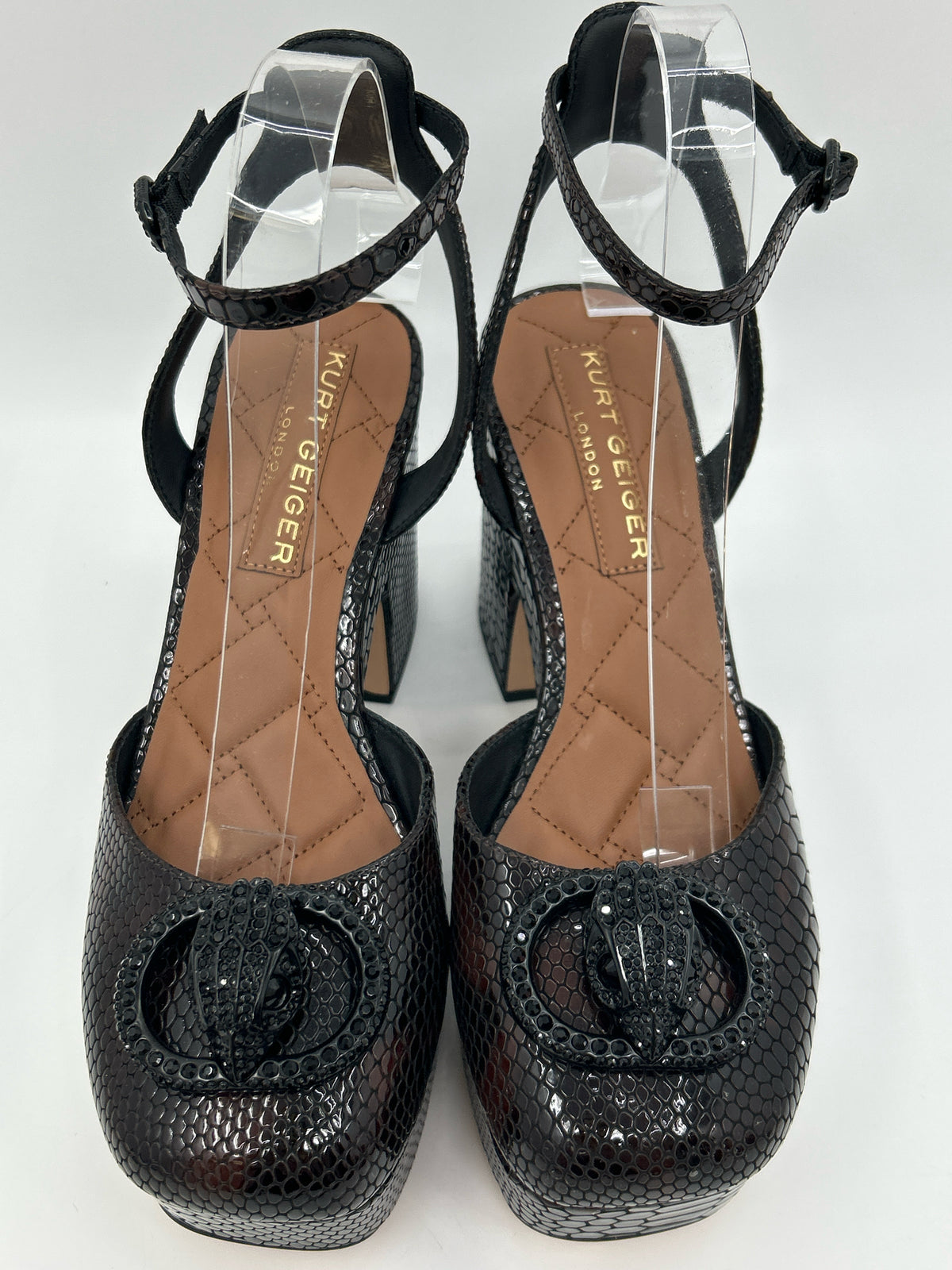 KURT GEIGER Size 41 Brown and Black Women Pumps
