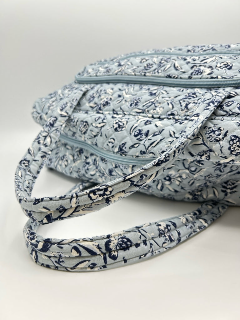 VERA BRADLEY Blue Floral Tote Duffle Set