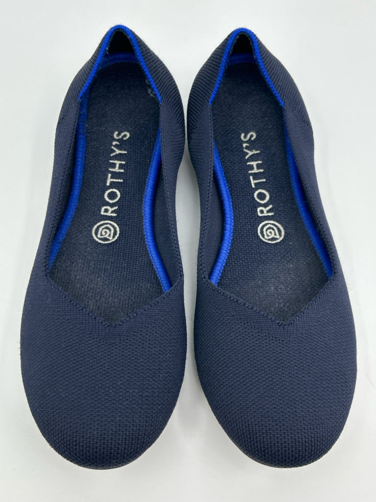 ROTHY'S Women Size 9W Navy Flats