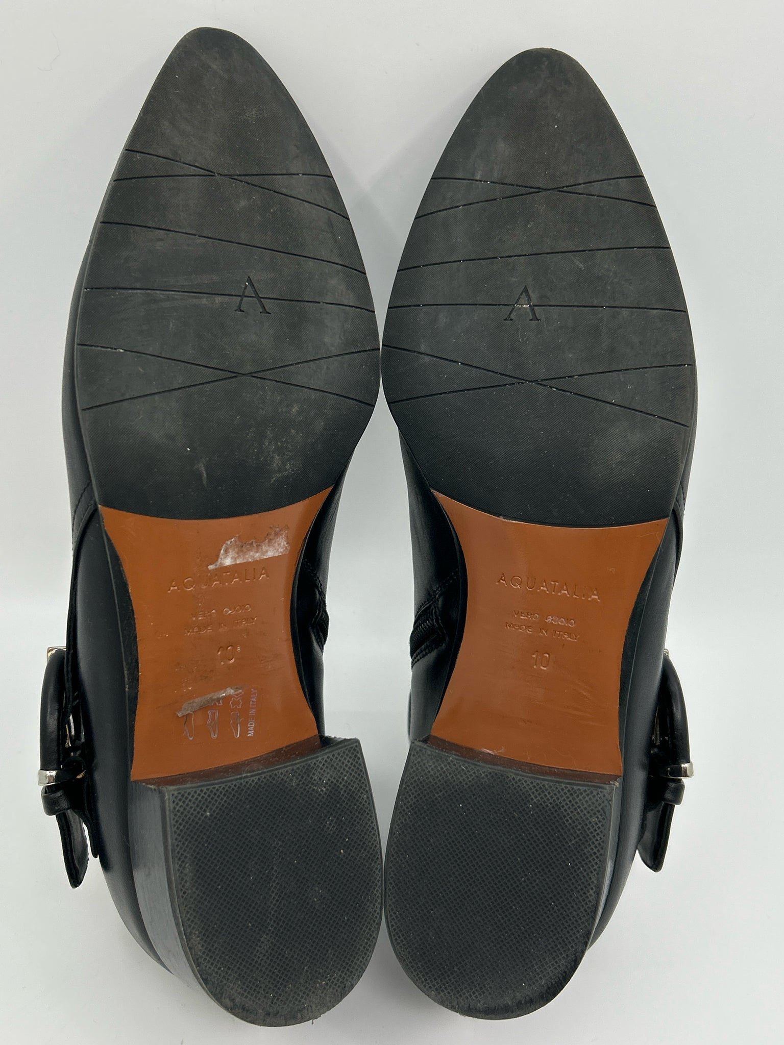 AQUATALIA Size 10 Black Women Booties