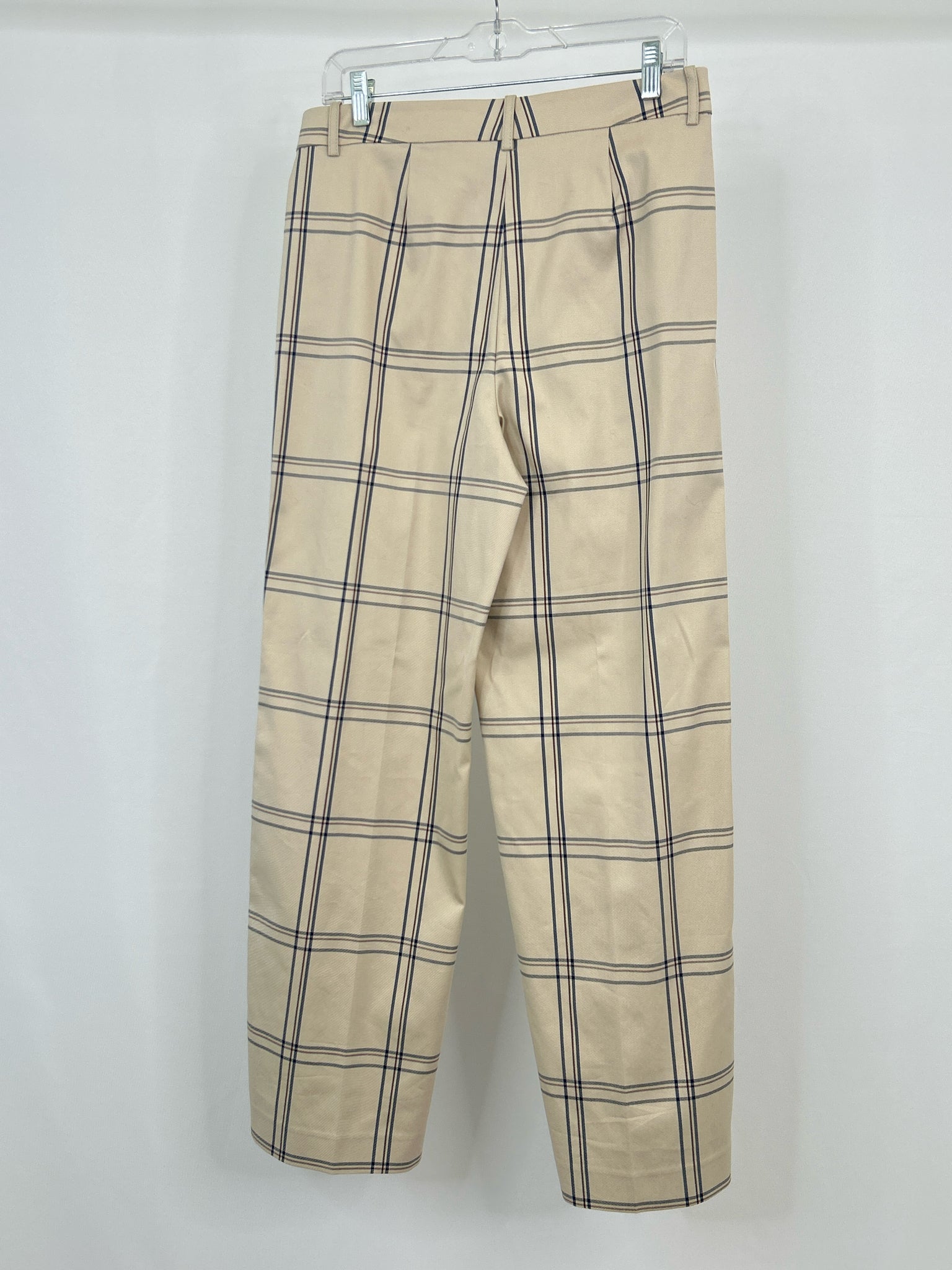 LAFAYETTE 148 Size 6 Beige Plaid Women Pants