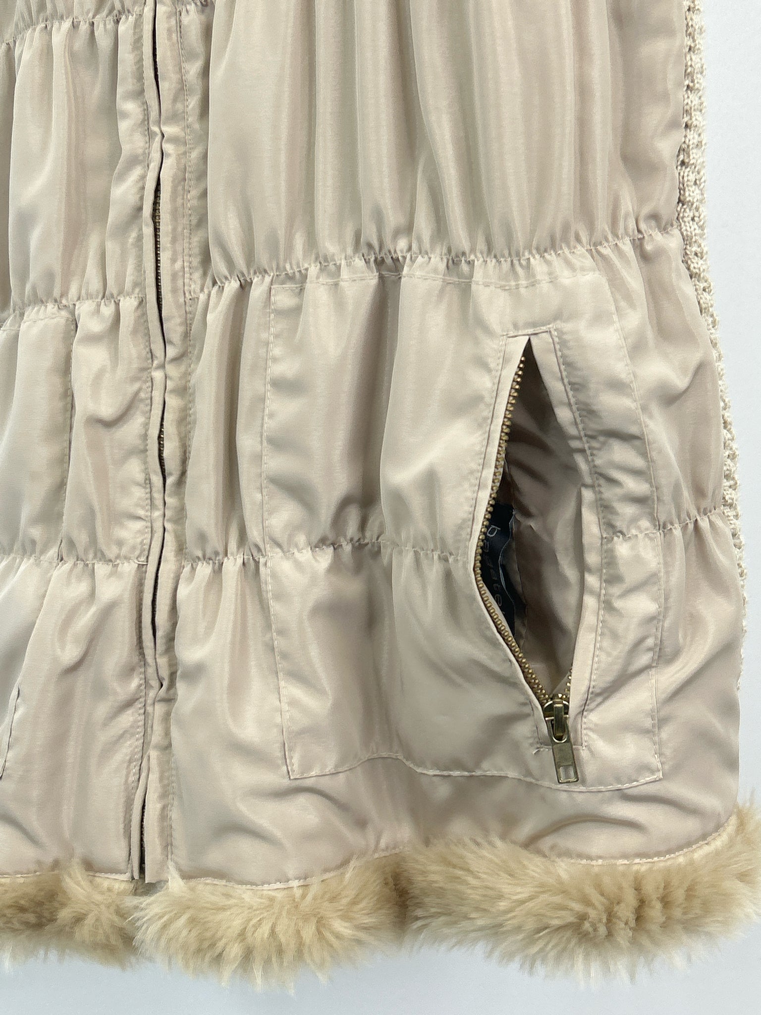 BAGATELLE Size L/XL Beige Women Vest