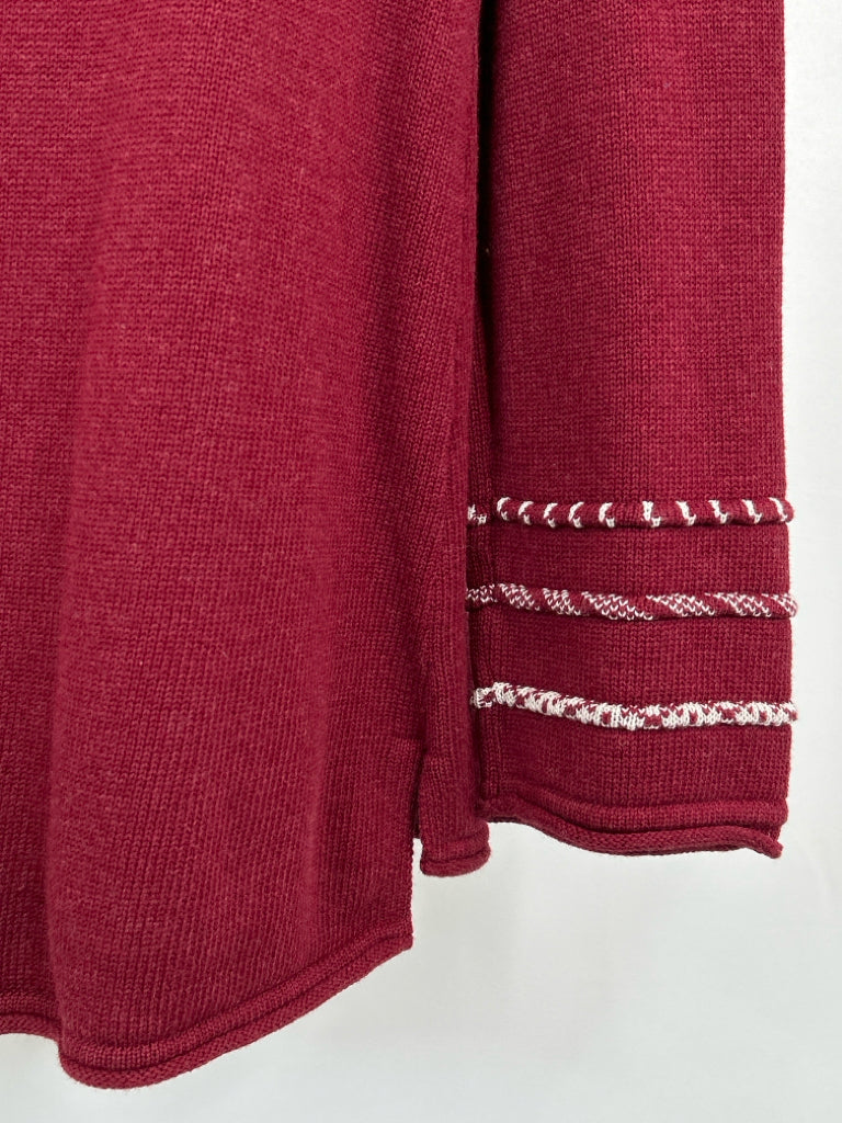 HABITAT Women Size S Cranberry Sweater