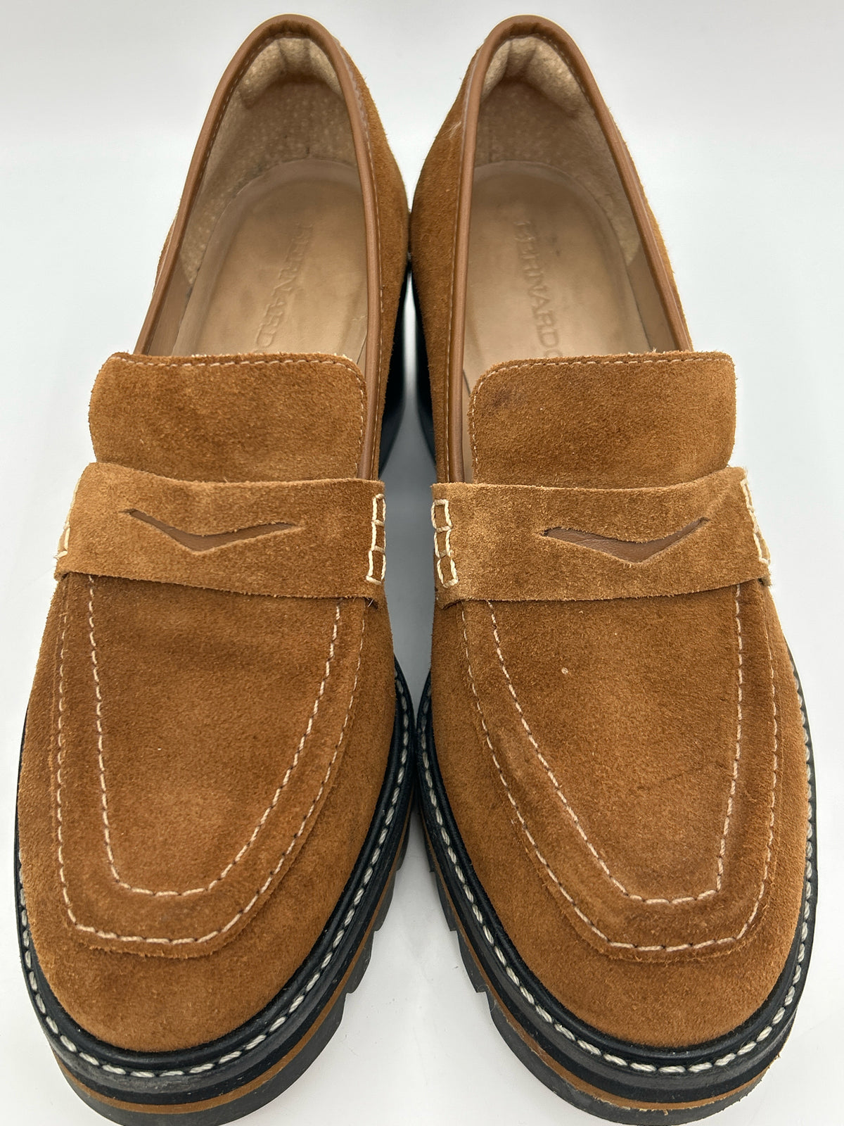 BERNARDO Size 8.5M Tan Women Loafer