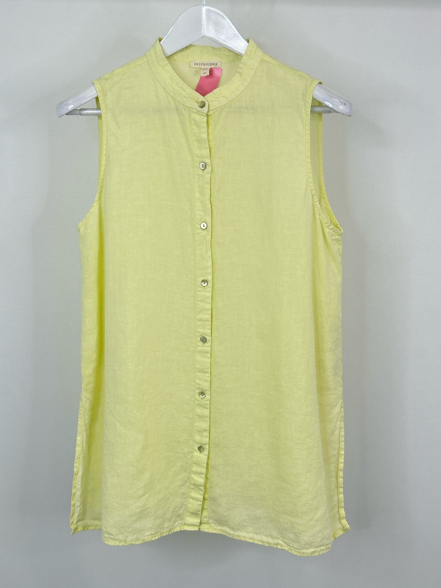 EILEEN FISHER Size M Pale Yellow Women Tunic