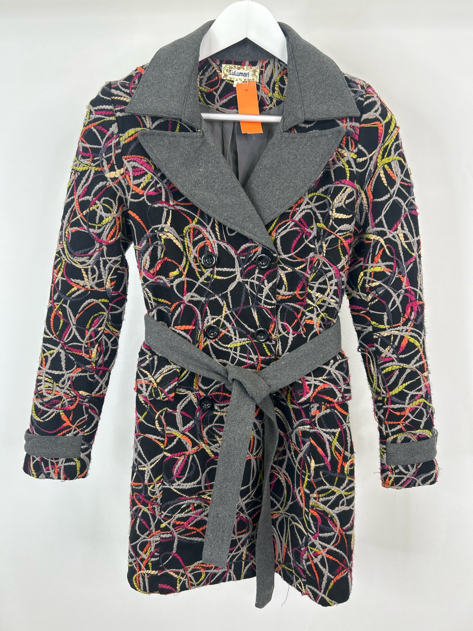 LULUMARI Size S Grey Women Jacket