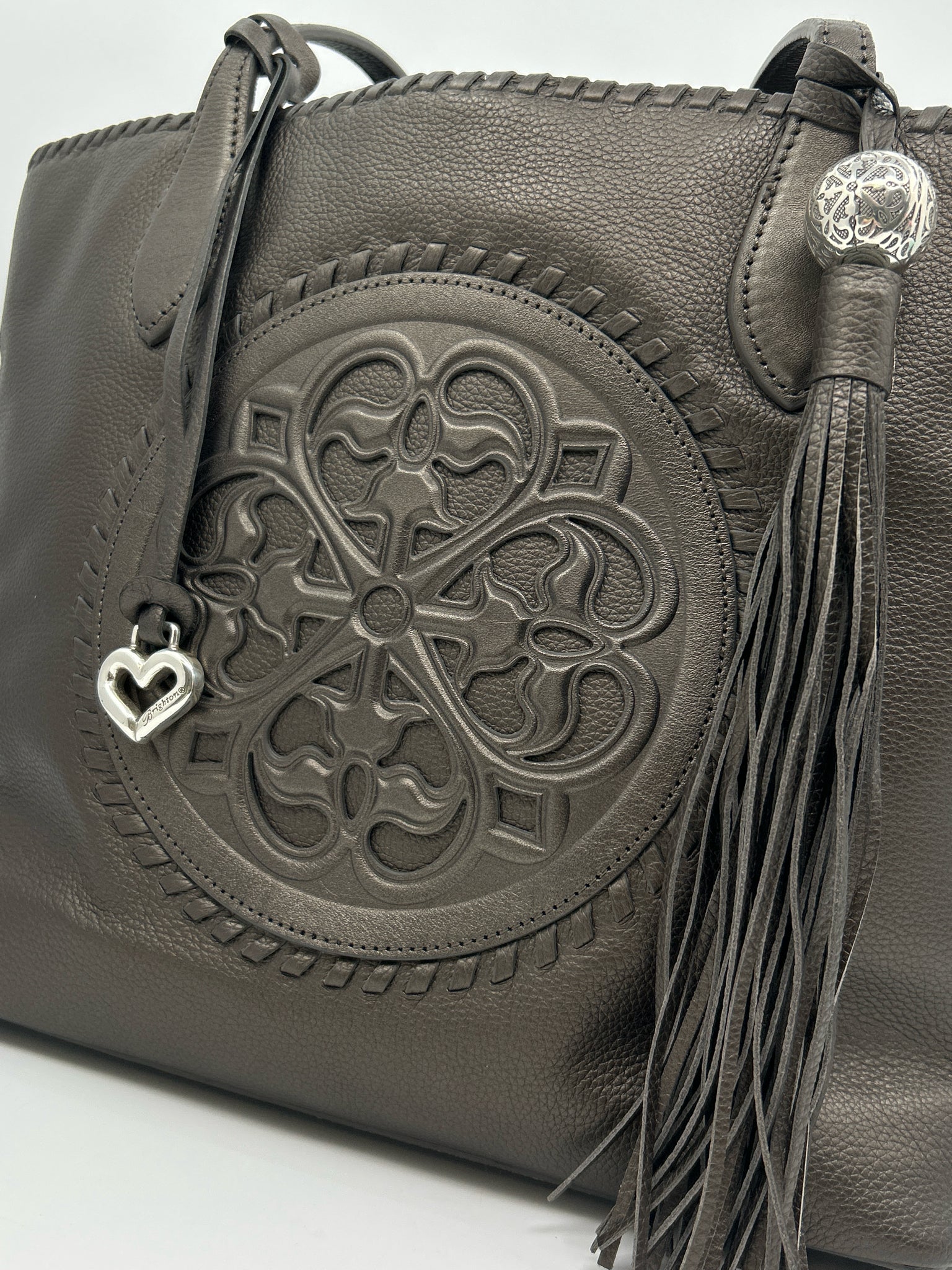 BRIGHTON Pewter Women Tote