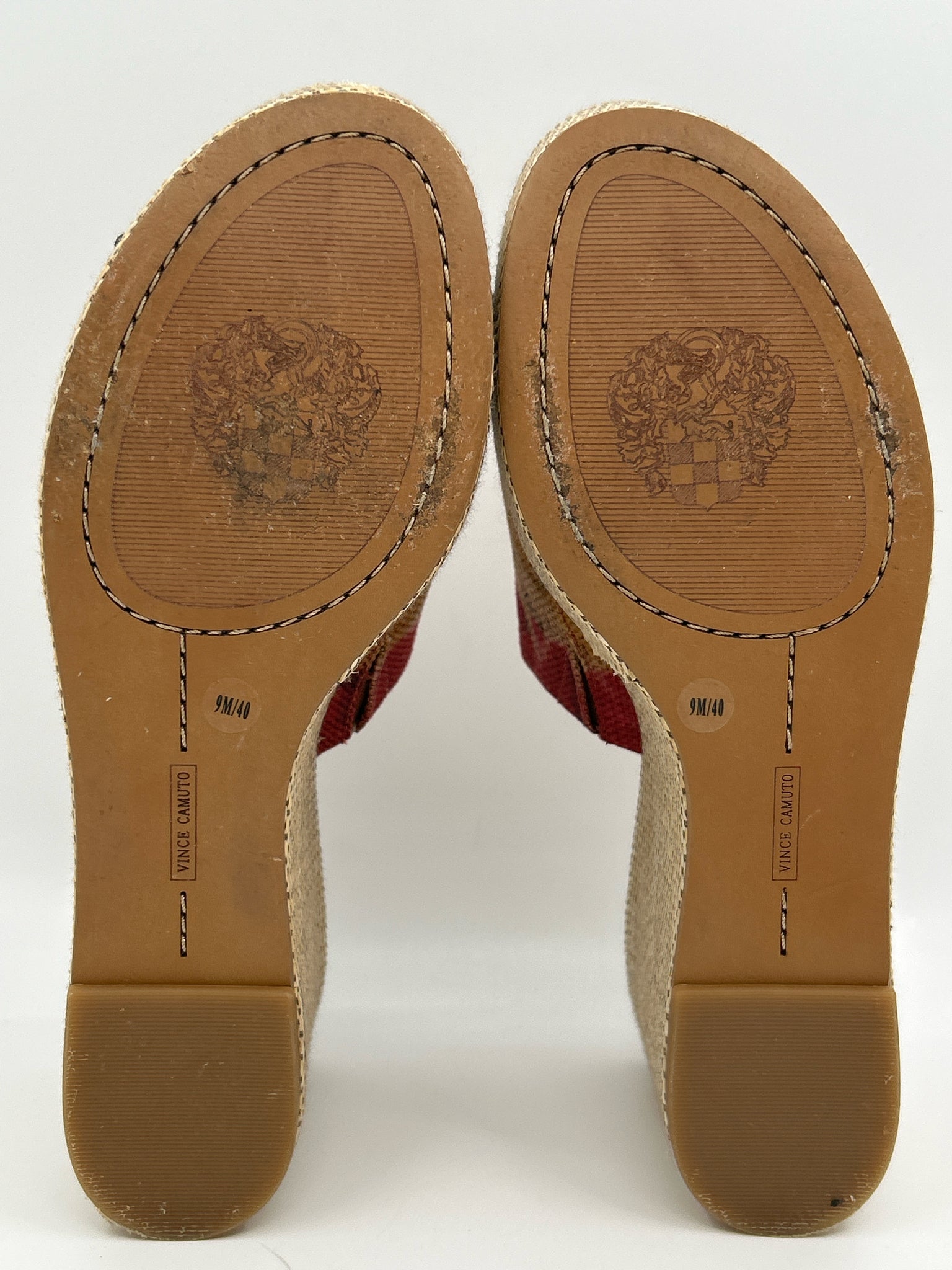 VINCE CAMUTO Size 9M TAN PRINT Women Sandal