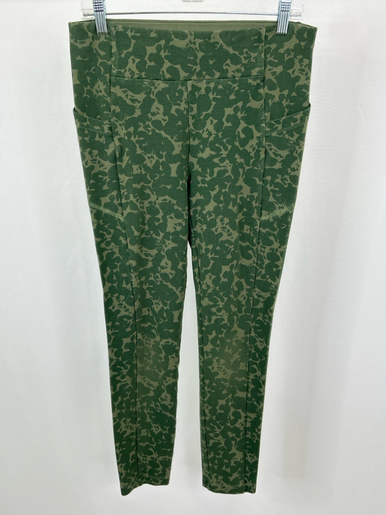 CABI Women Size M Green Print Legging