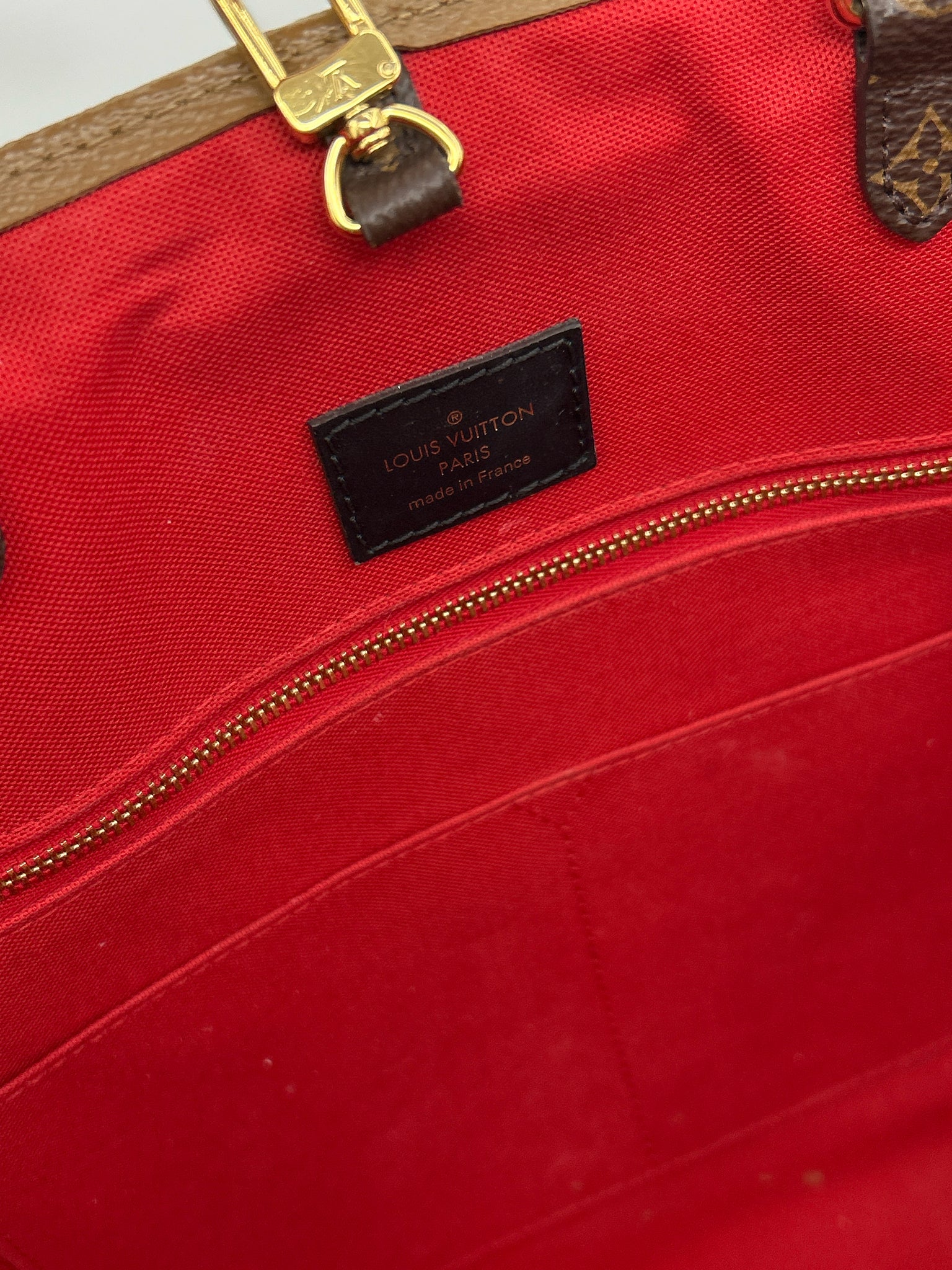 LOUIS VUITTON BROWN MONOGRAM Women Tote