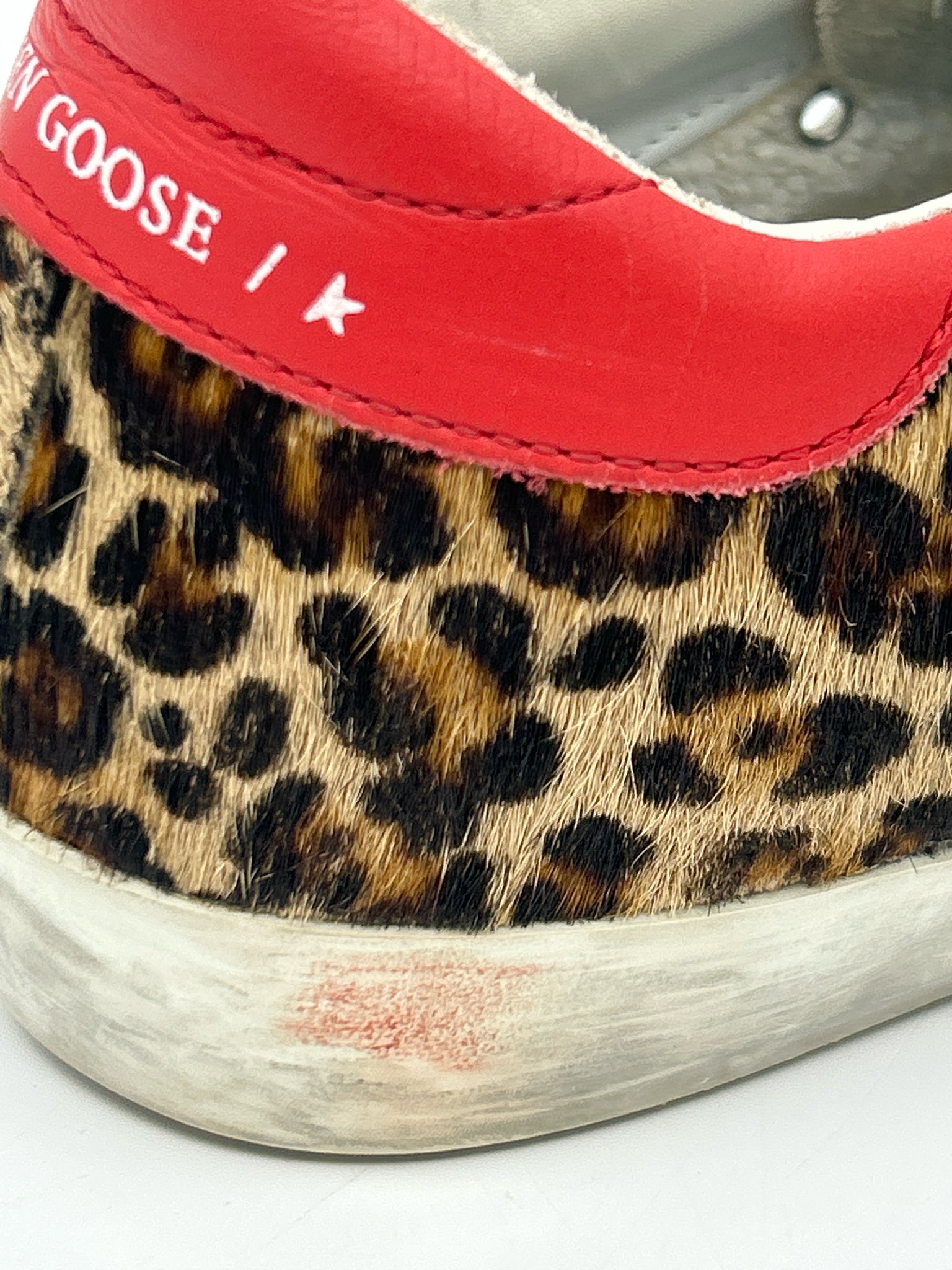 GOLDEN GOOSE Size 38 Animal Print Women Sneakers
