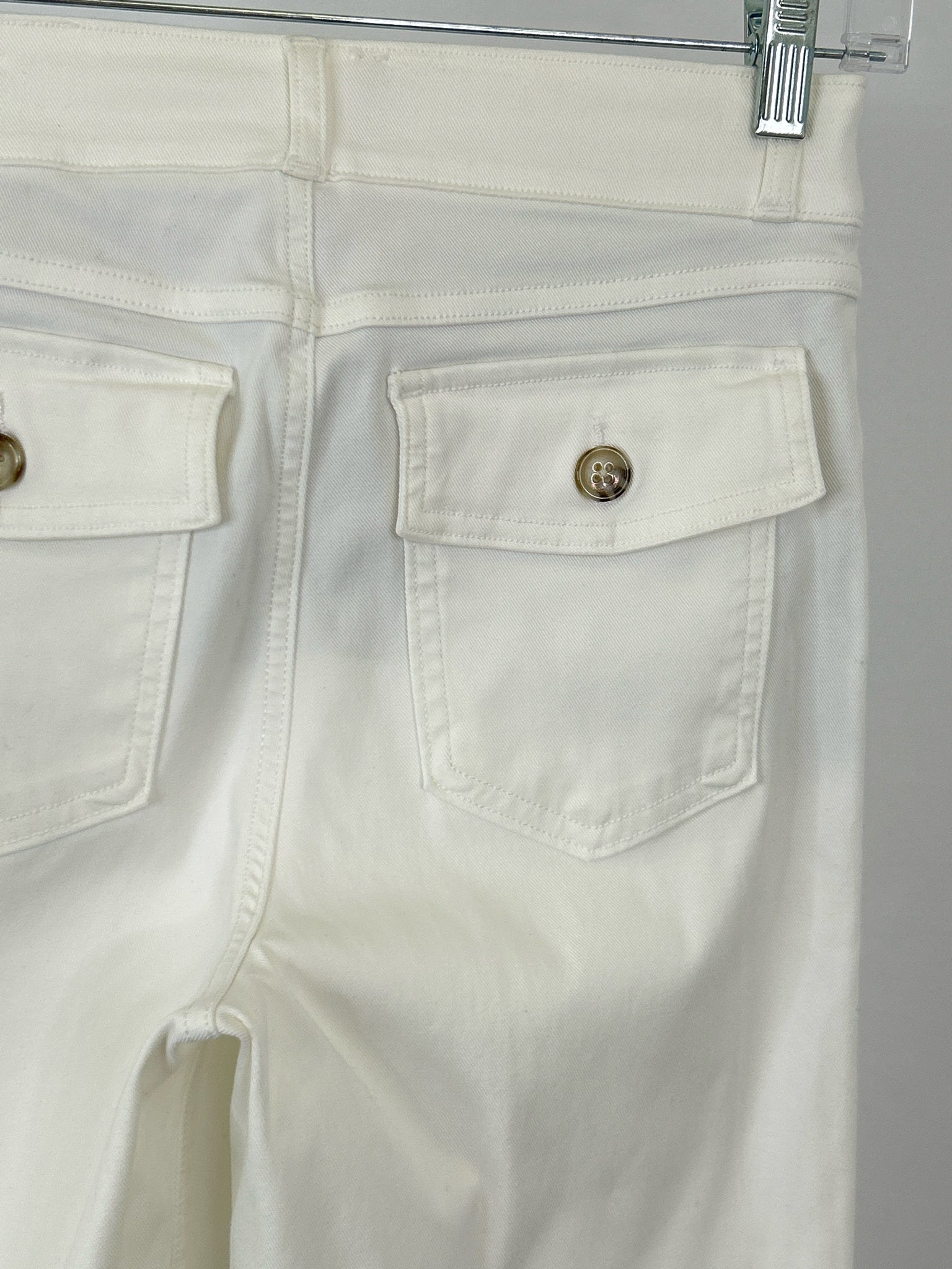 SPANX Size S white denim Women Pants