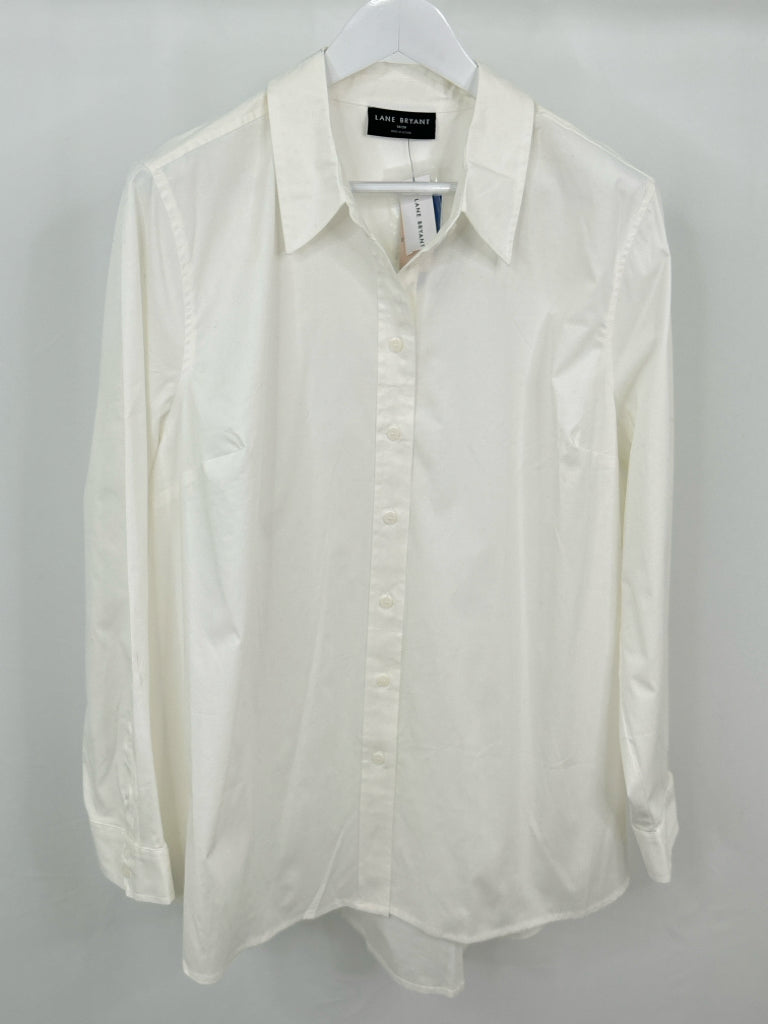 LANE BRYANT Women Size 18/20 White Shirt NWT