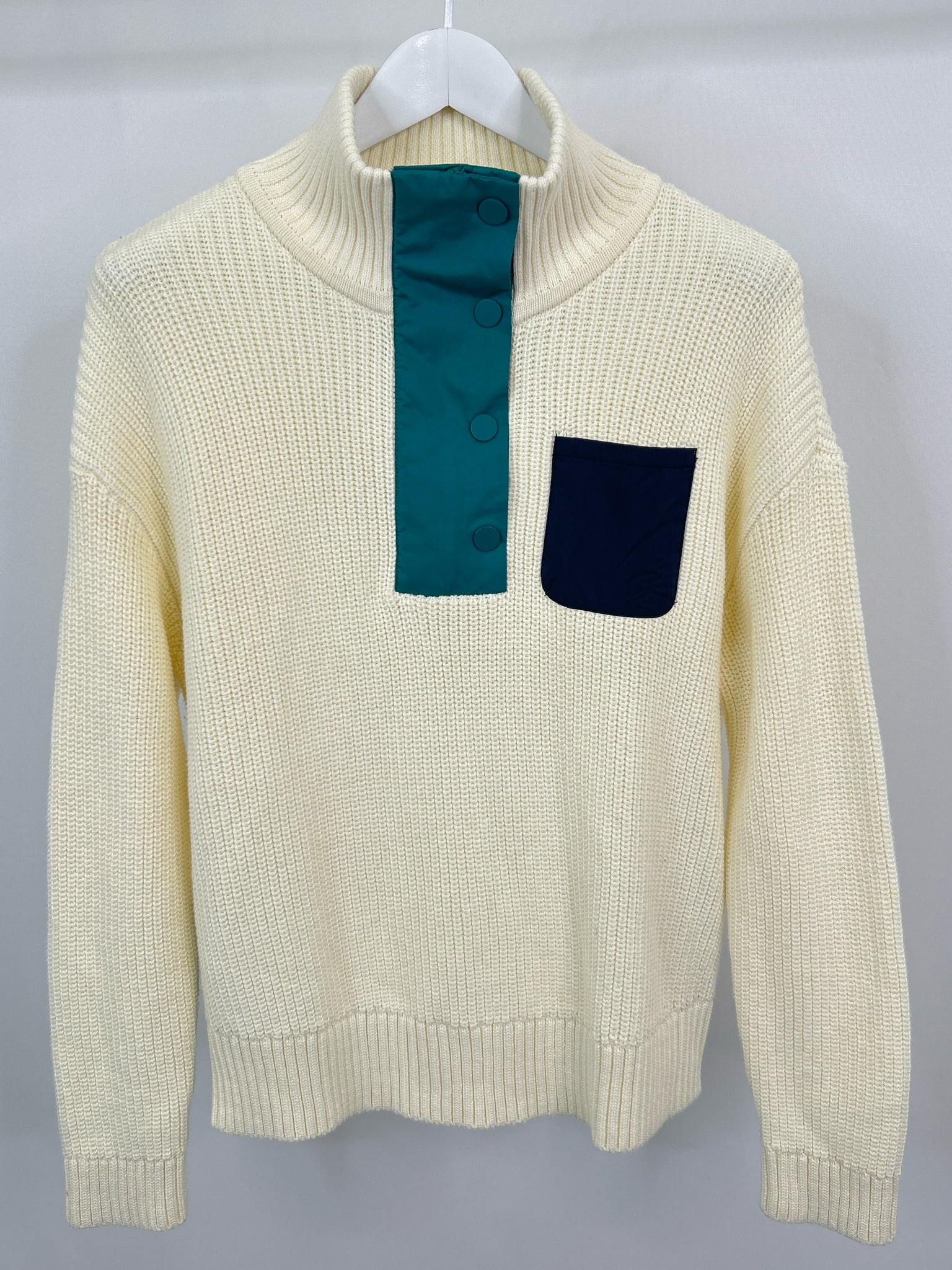 TALBOTS NWT Size L Cream Women Pullover