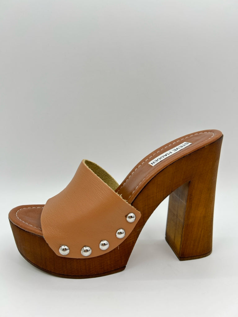 STEVE MADDEN Size 9 Tan Women's Sandal