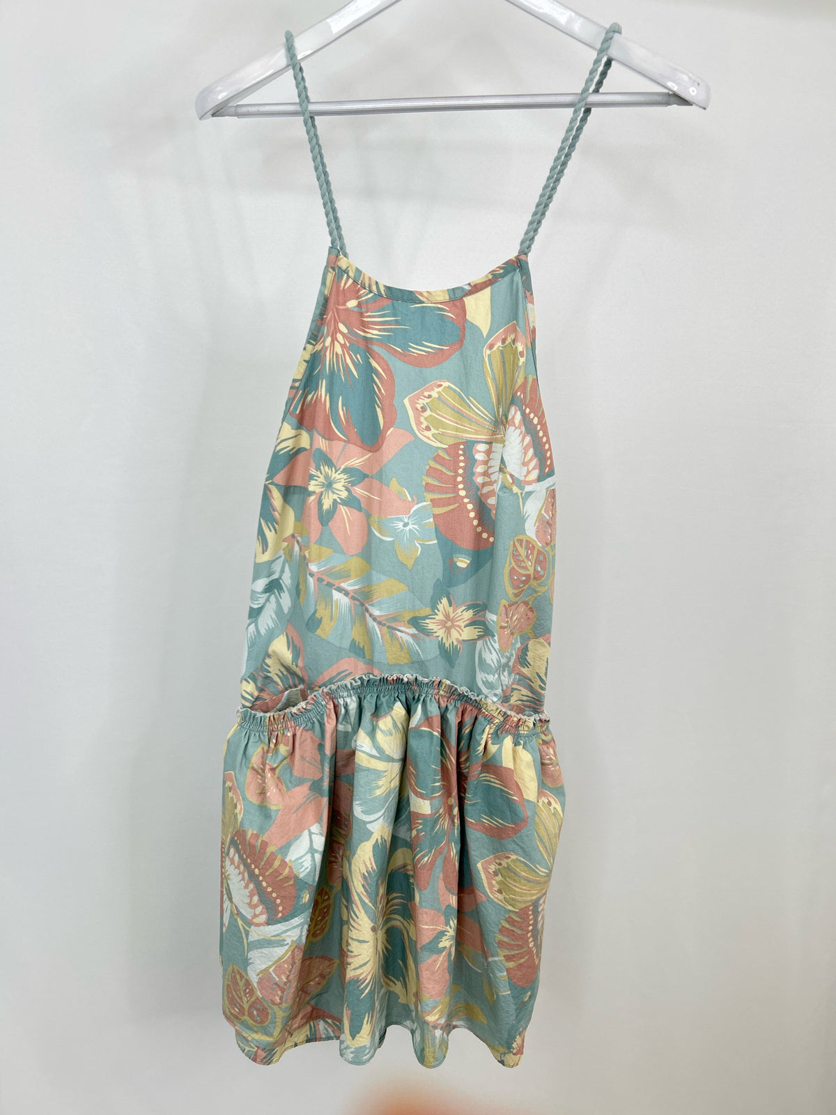FREE PEOPLE Size M Blue and Blush Women Dress