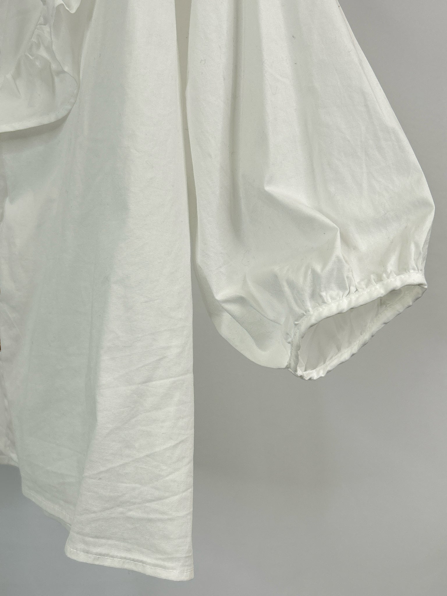 KARLIE Size L White Women Shirt