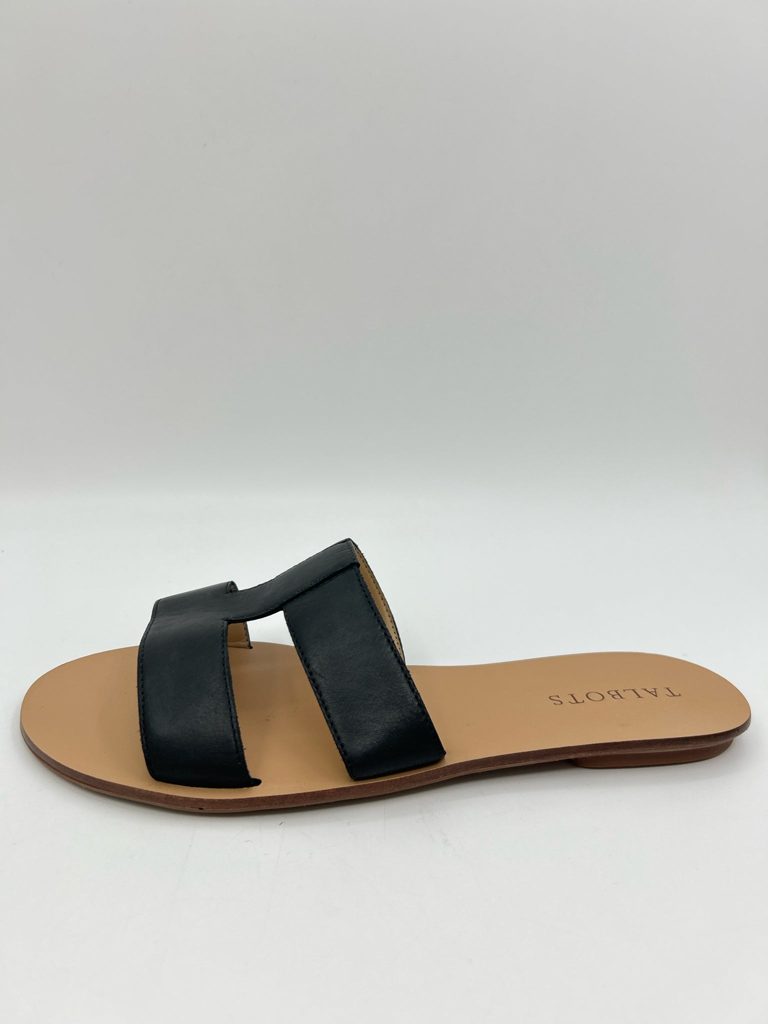 TALBOTS Size 8M Black Women Sandal