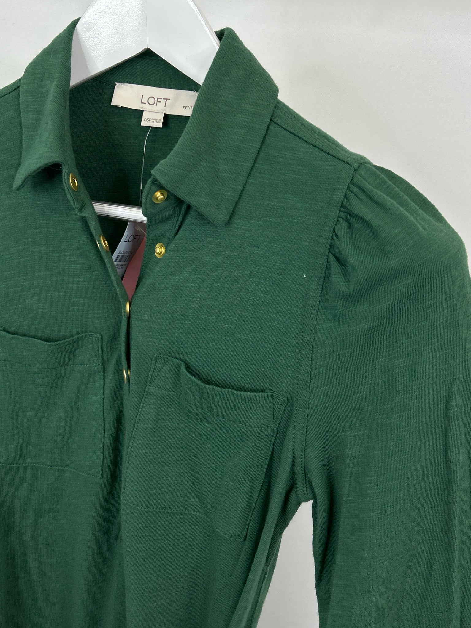 LOFT Size XXSP Hunter Green Women Dress