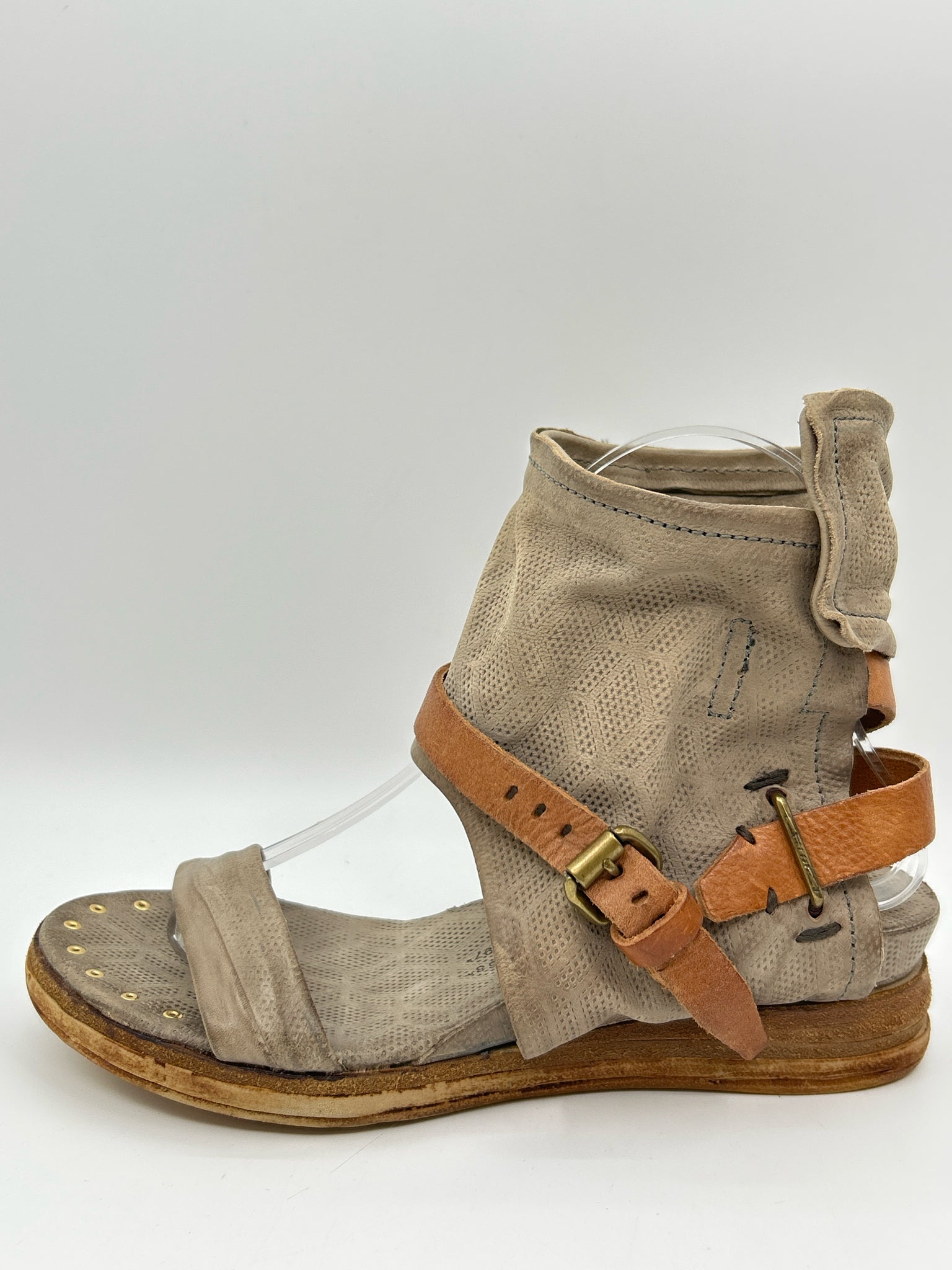A.S. 98 Size 37 Grey and tan Women Sandal