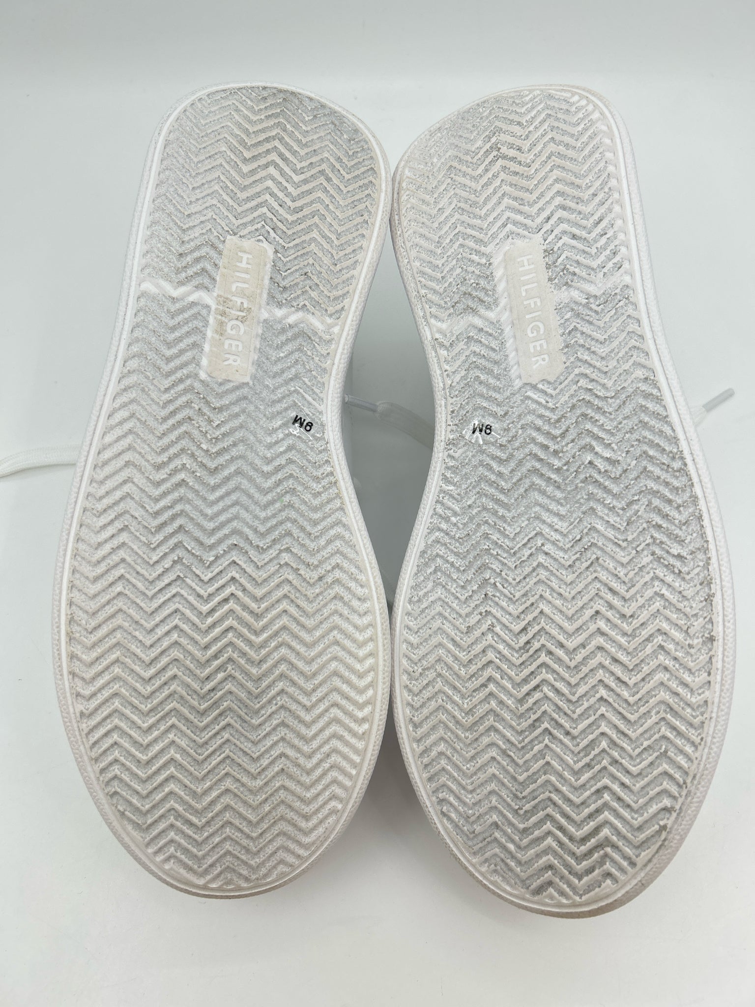 TOMMY HILFIGER Size 9M White Women Sneakers