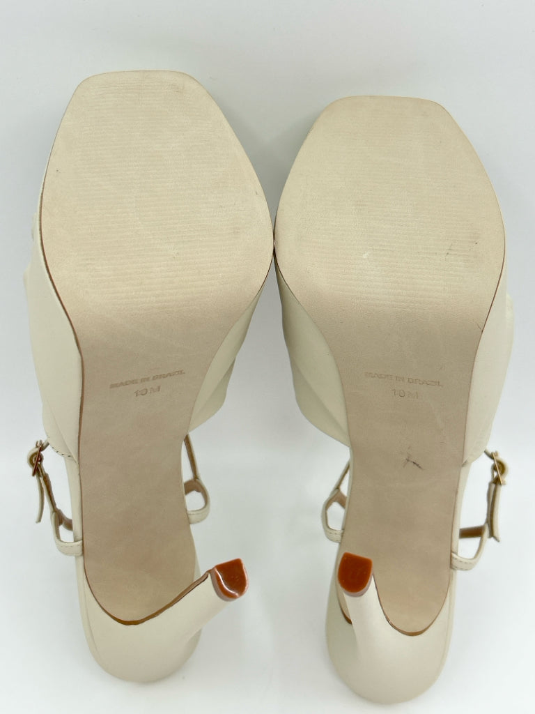 STEVE MADDEN Size 10M BONE Women's Sandal