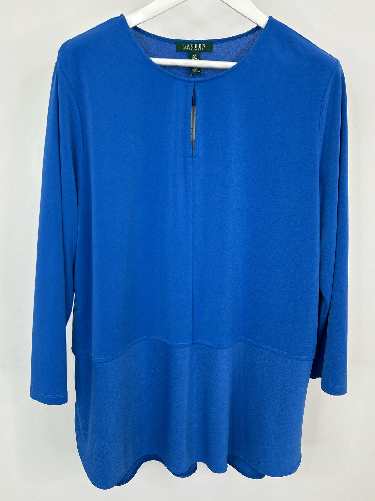 Lauren Ralph Lauren Size 2X Blue Women Top