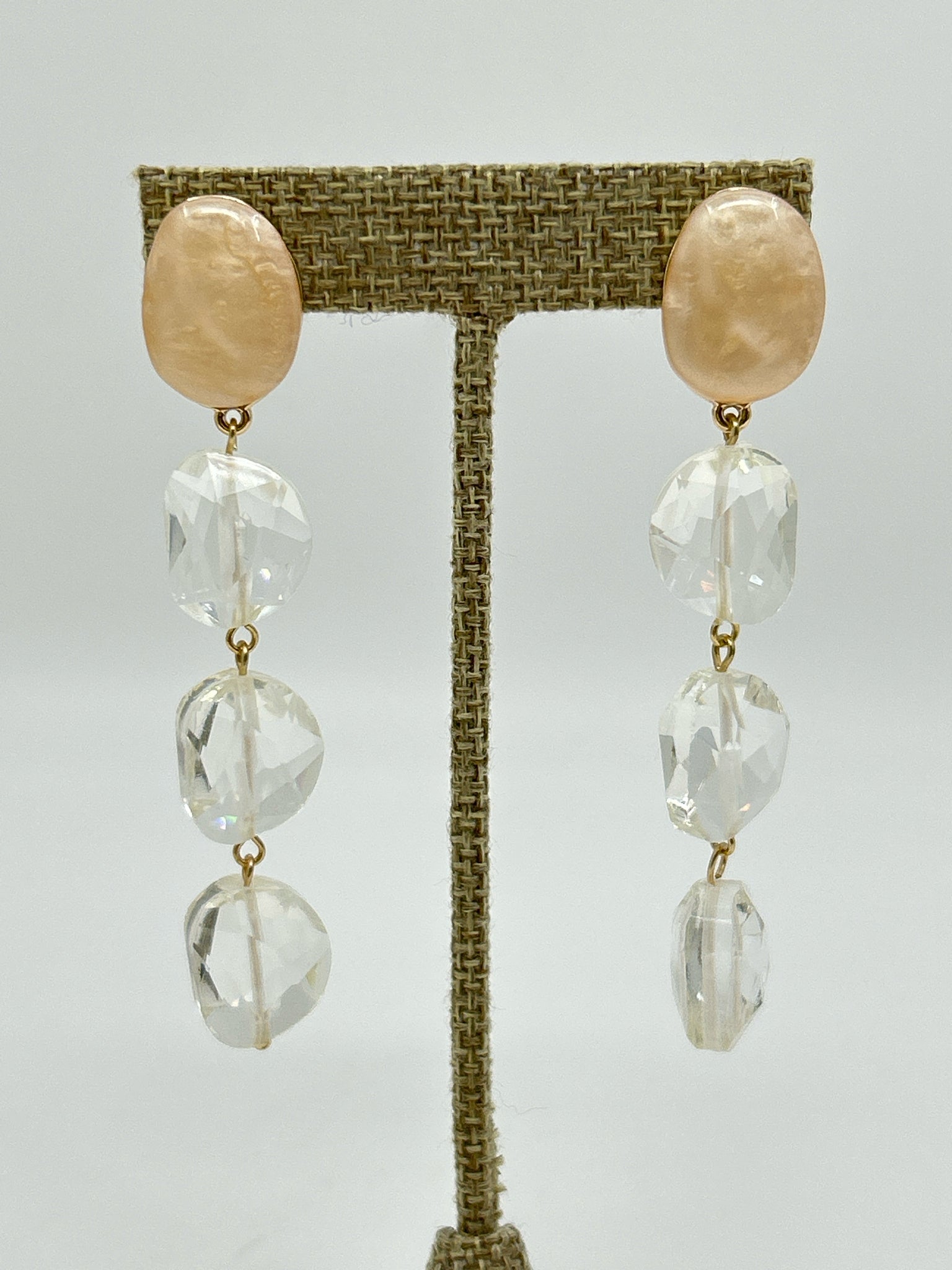 ANTHROPOLOGIE NWT Clear Earrings